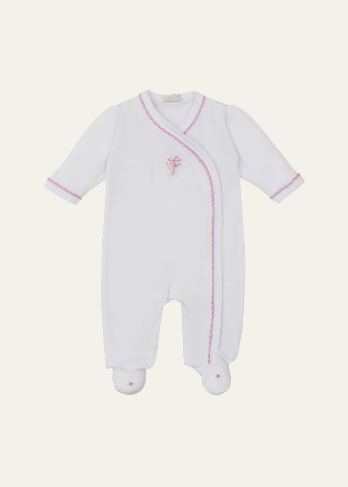 Kissy Kissy Girl's Premier Garden Bouquet Footie, Size Newborn-9M Image 1 of 2