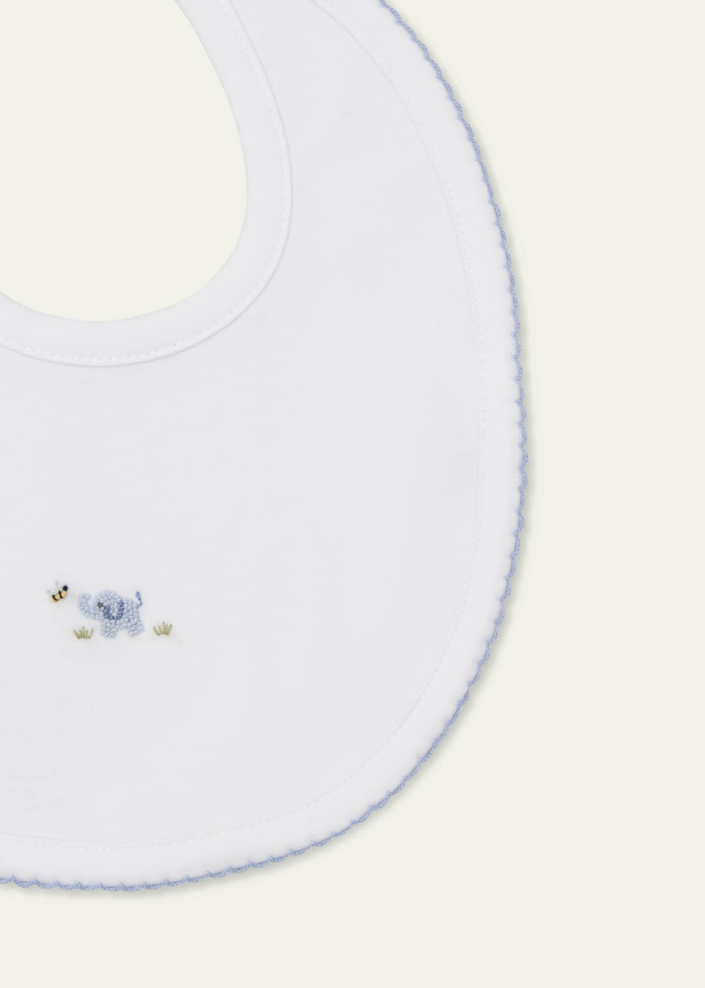 Kissy Kissy Premier Elephant Empire bib w hand emb Image 2 of 2