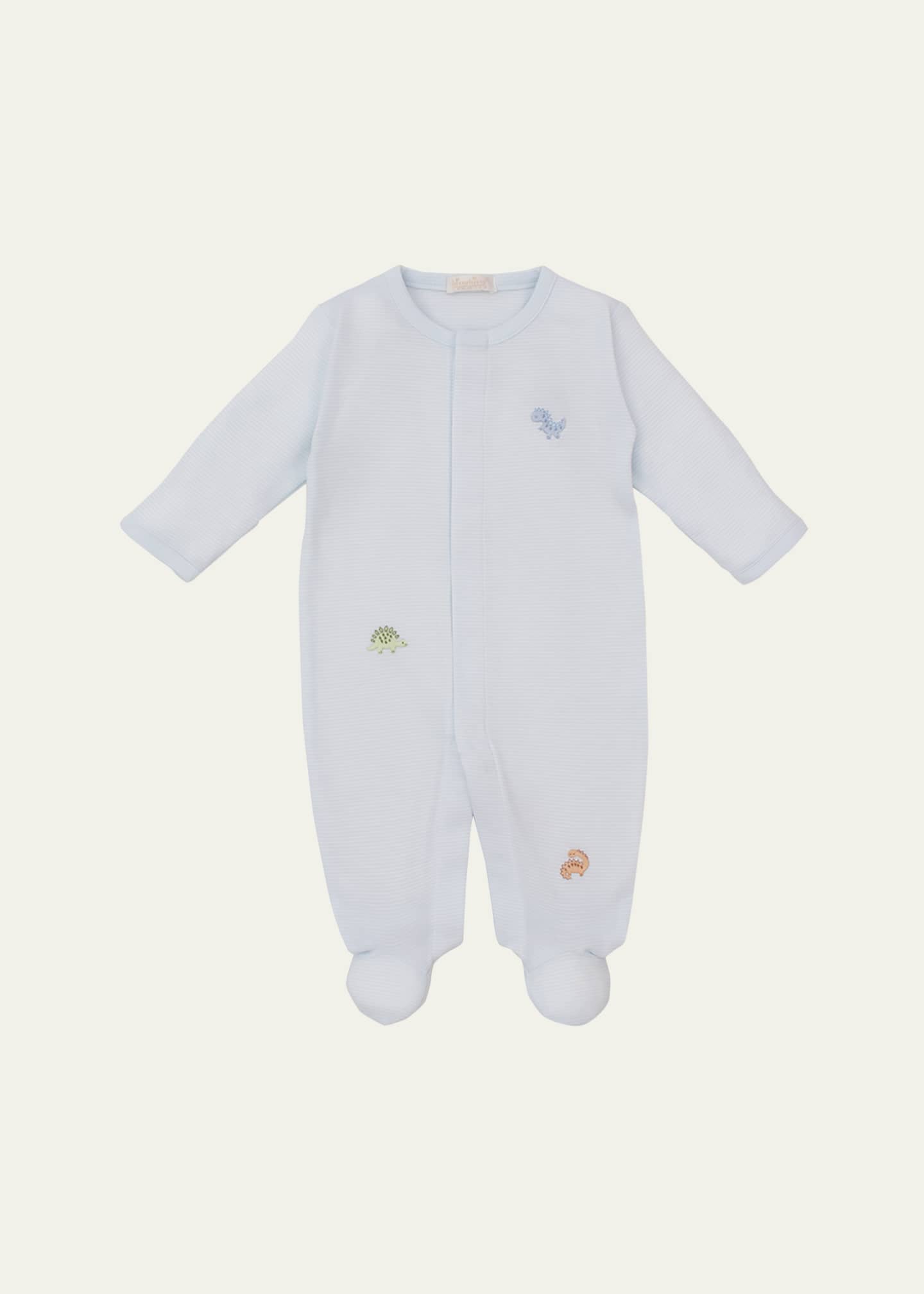 Kissy Kissy Boy's Dino District Hand Embroidered Footie, Size Newborn-9M Image 1 of 2