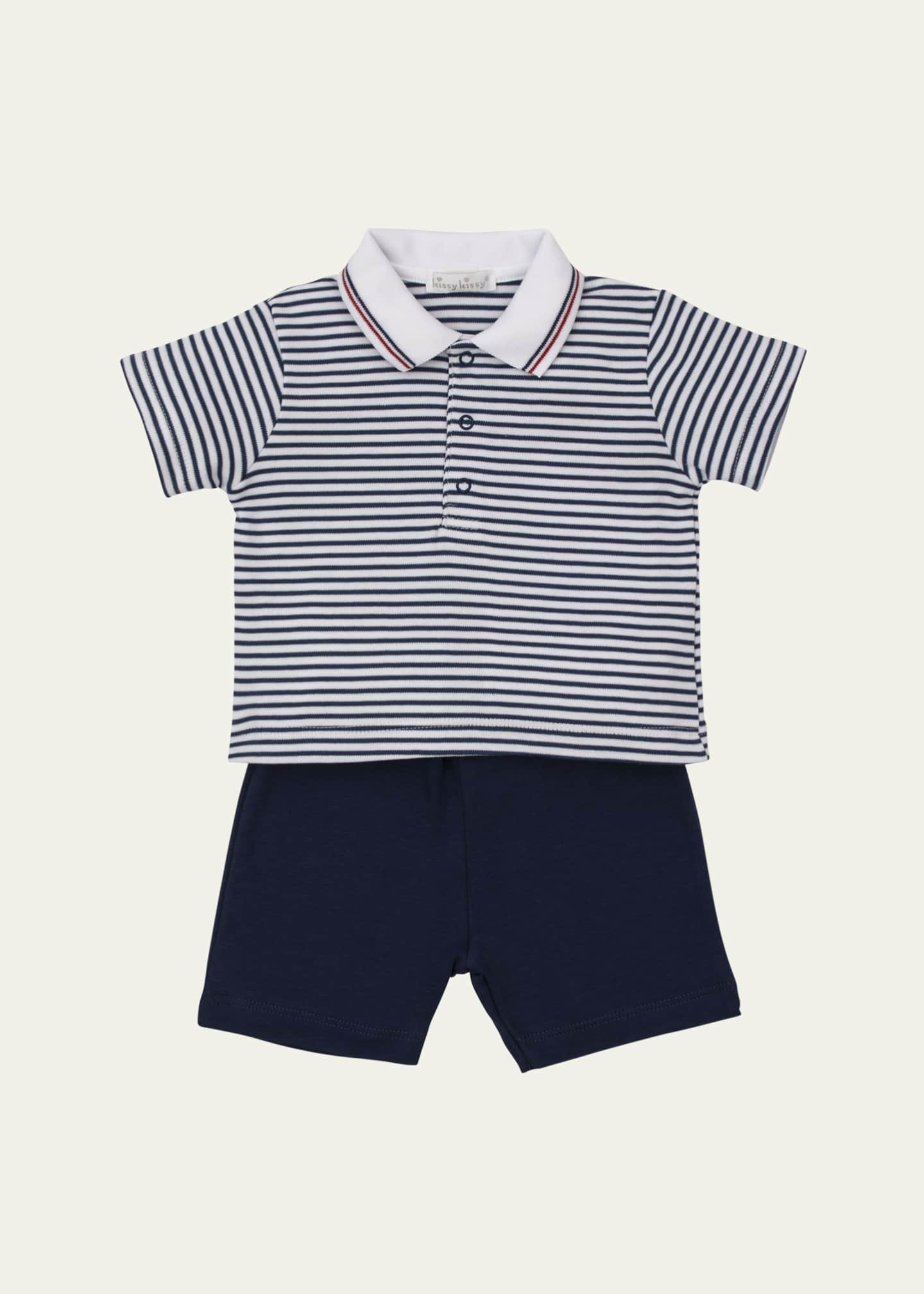 Kissy Kissy Boy's Bold Stripes & Bright Stars Set, Size 3M-24M Image 1 of 2