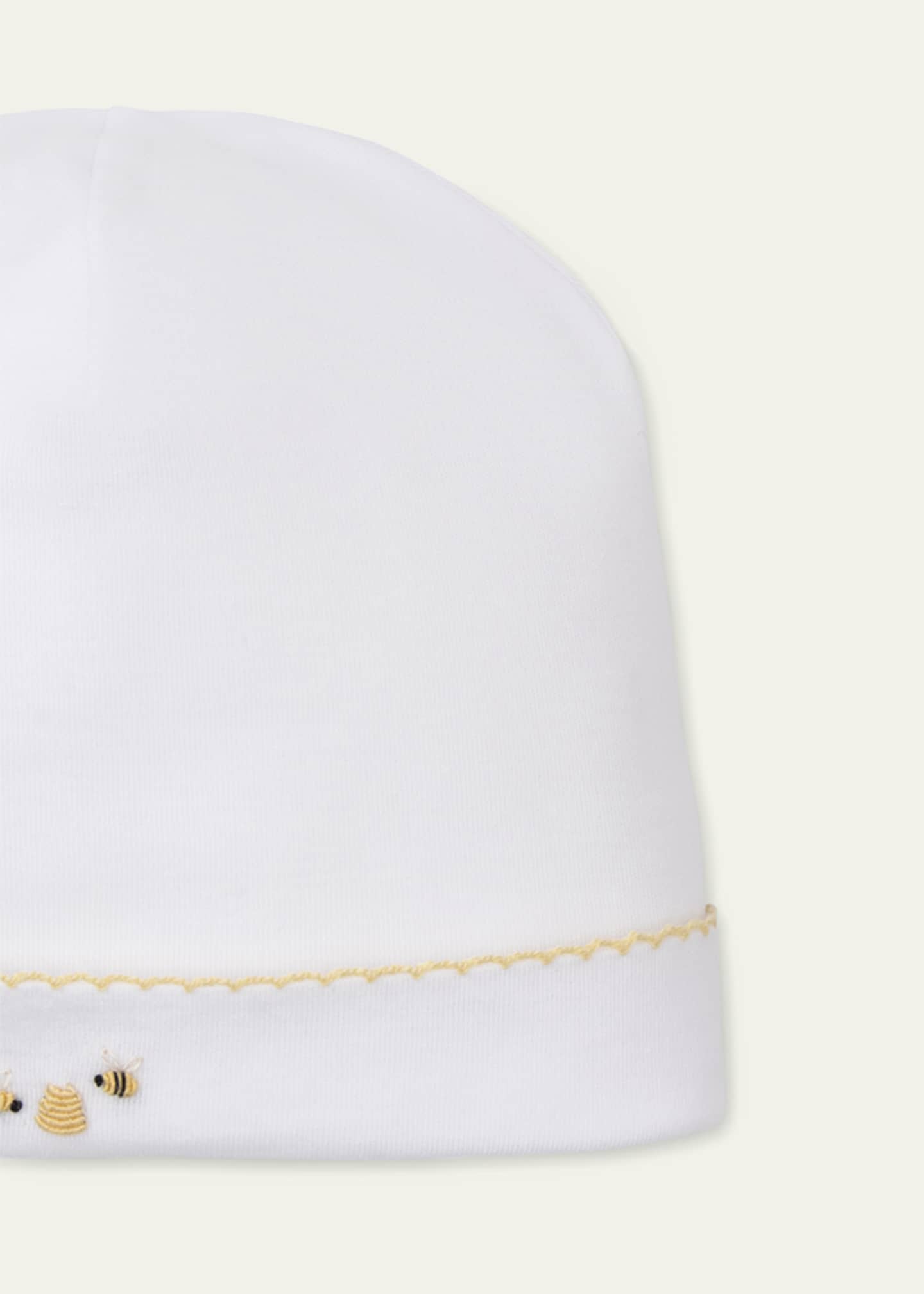Kissy Kissy Kid's SCE Bee Hive Embroidered Hat, Size Newborn Image 2 of 2