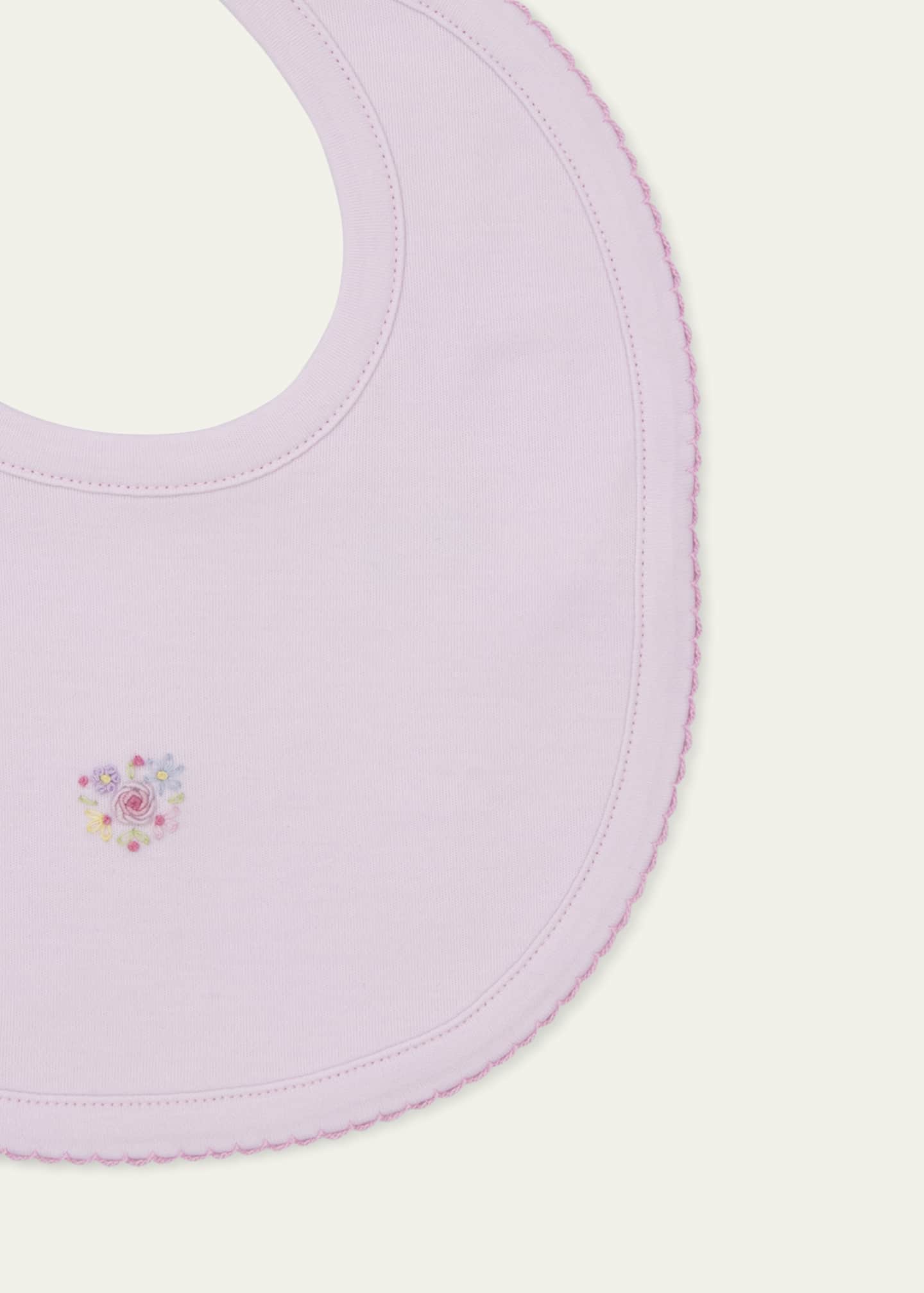 Kissy Kissy Girl's Premier Flowers and Vines Bib Image 2 of 2