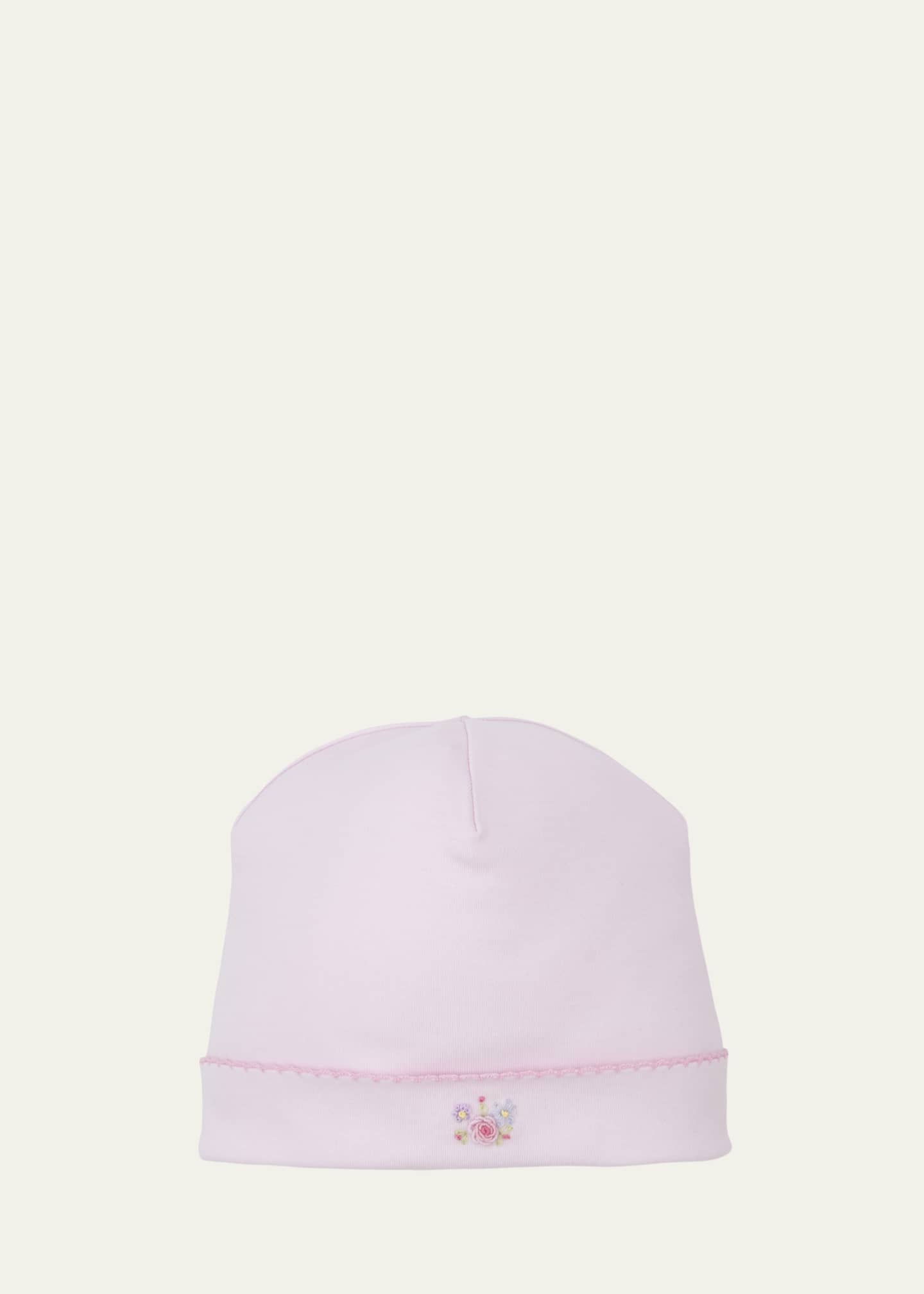 Kissy Kissy Girl's Premier Flowers and Vines Hat, Newborn Image 1 of 2