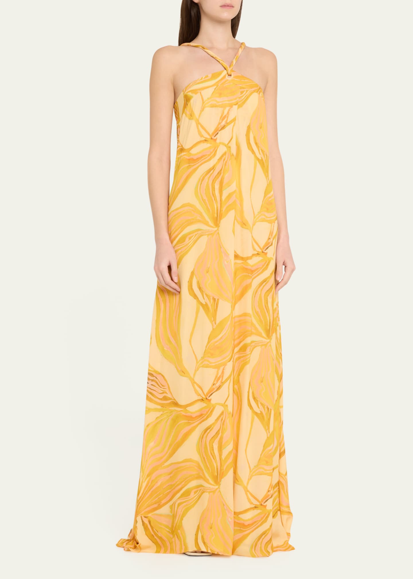Alexis Amalfi Floral Halter Maxi Dress Image 4 of 5