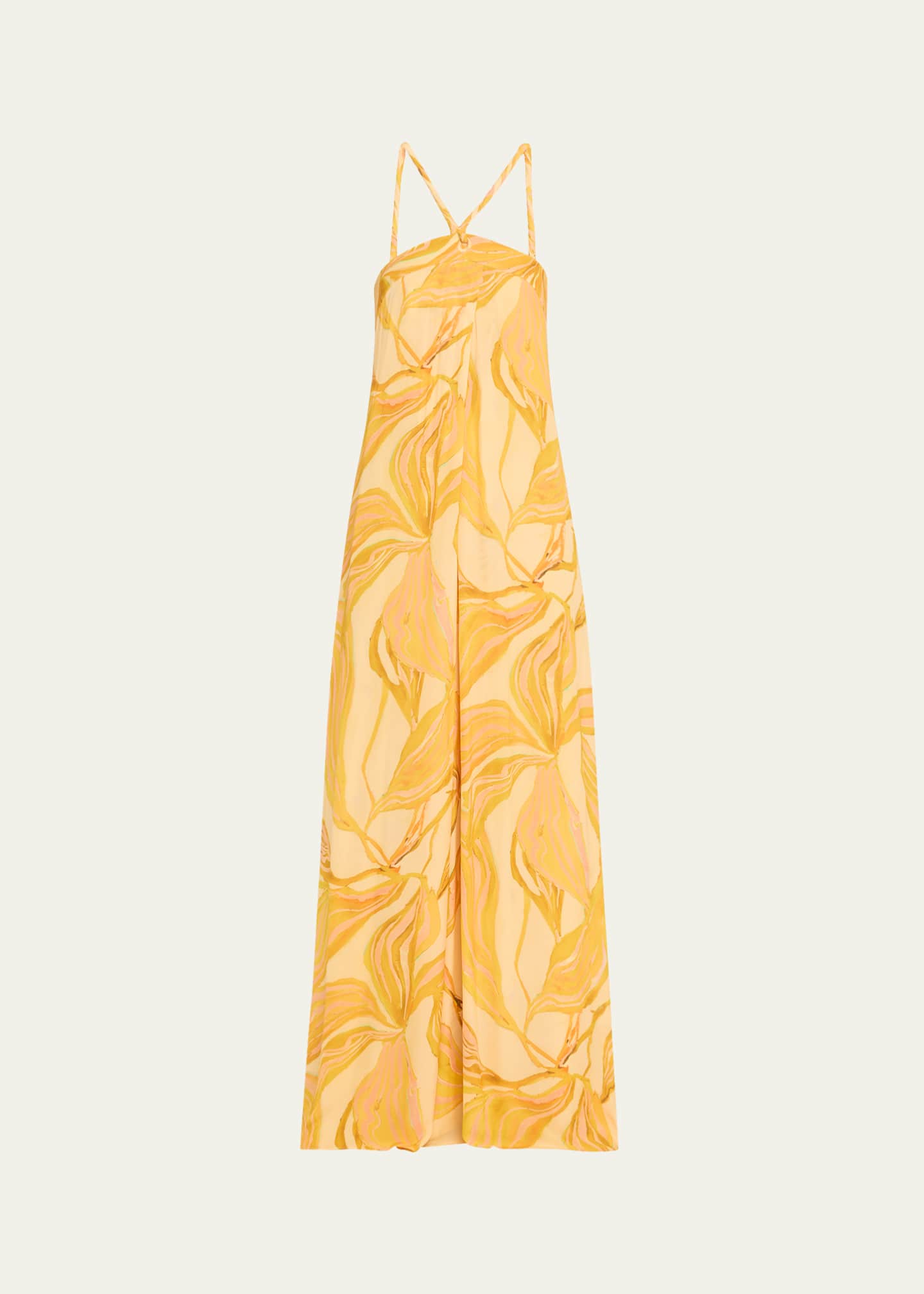 Alexis Amalfi Floral Halter Maxi Dress Image 1 of 5