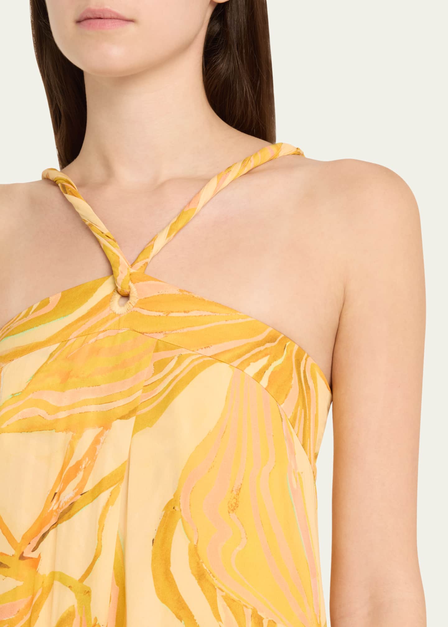 Alexis Amalfi Floral Halter Maxi Dress Image 5 of 5