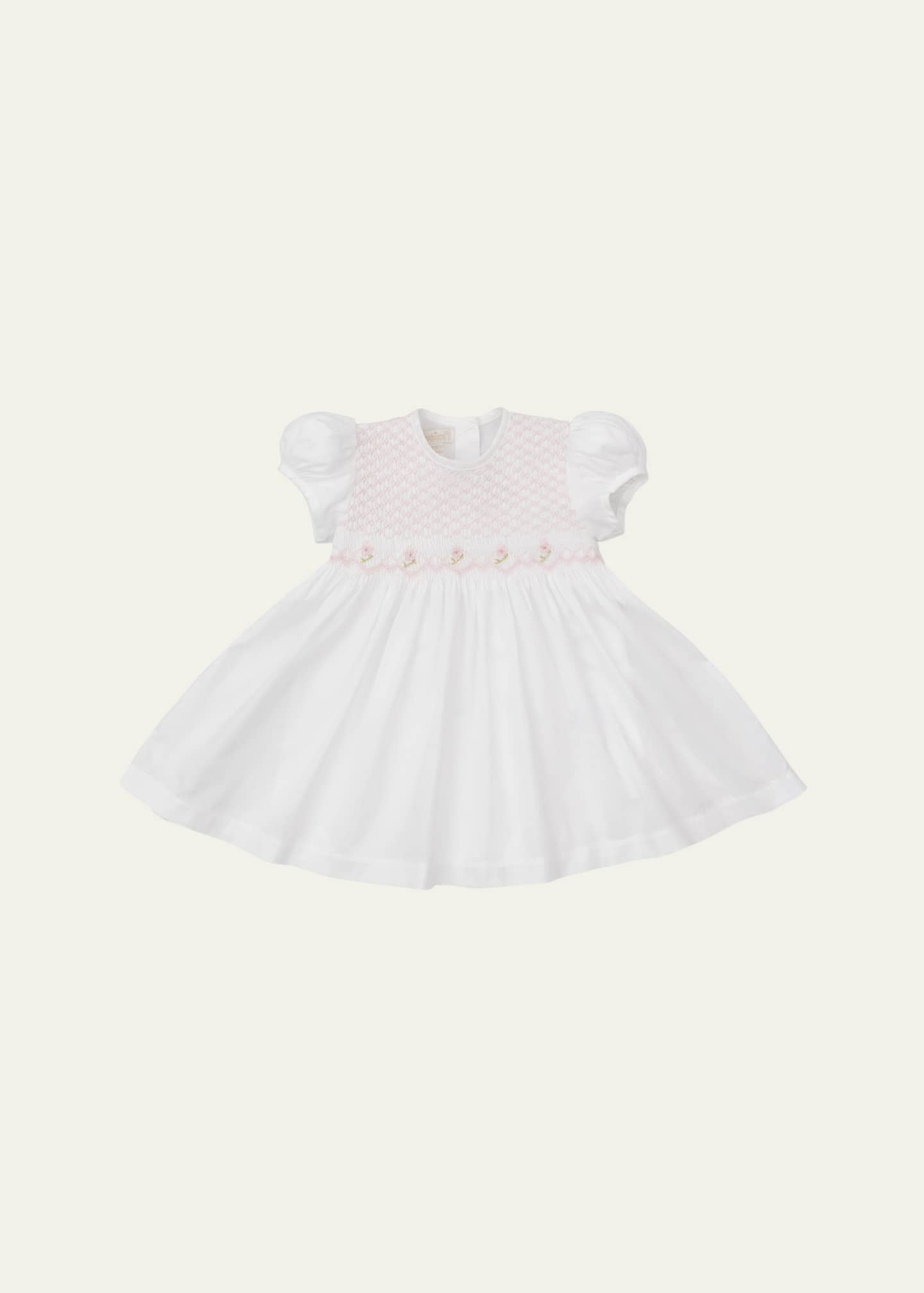 Kissy Kissy Girl's Elegance Smocked Dress, Newborn-18M