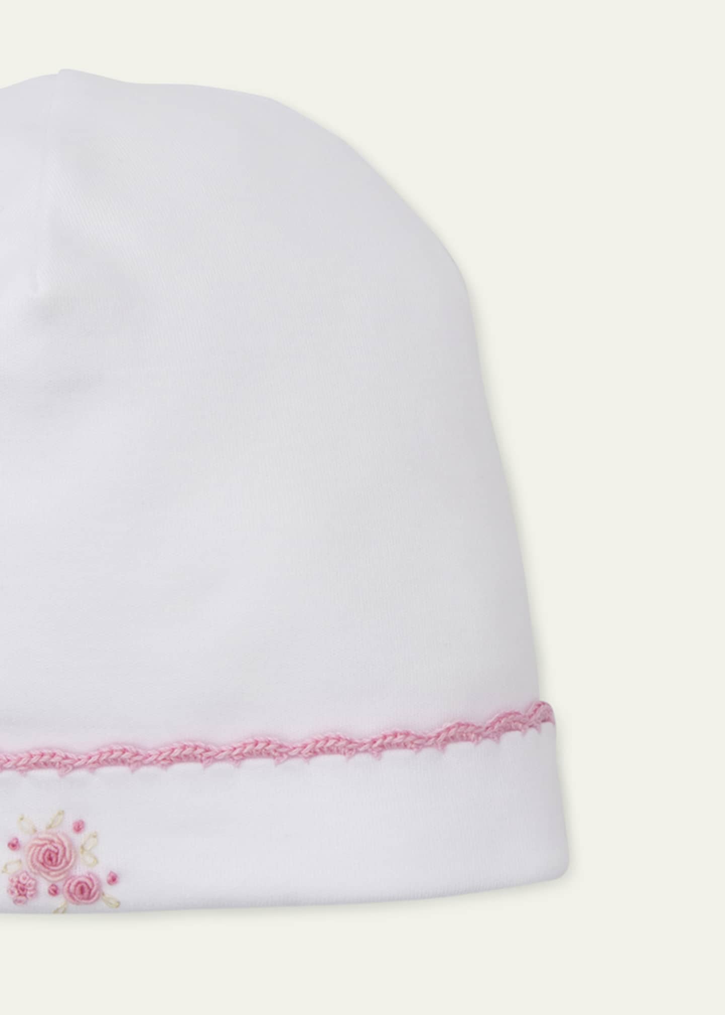 Kissy Kissy Girl's Premier Garden Bouquet Embroidered Hat, Size Newborn Image 2 of 2