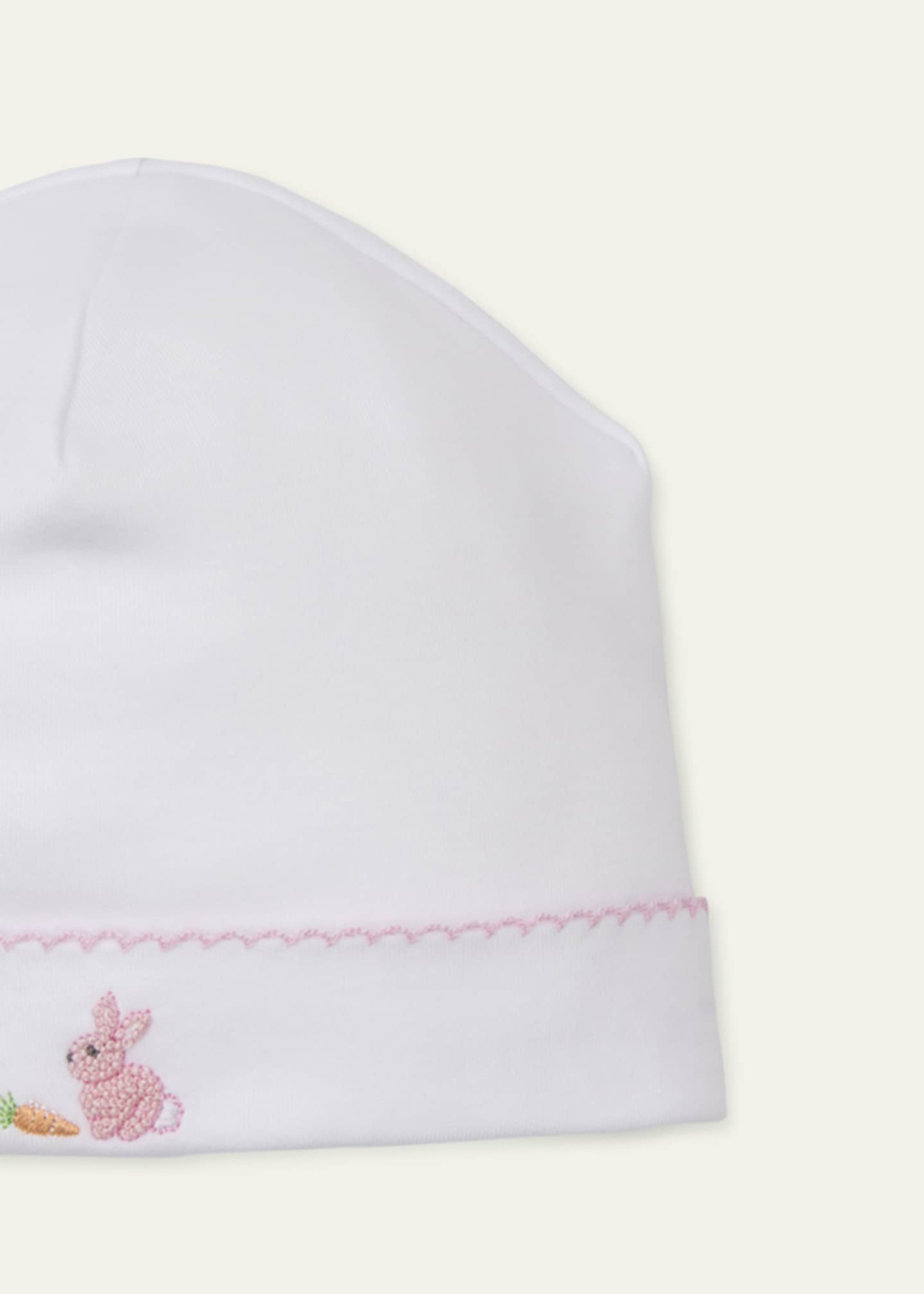 Kissy Kissy Girl's Premier Baby Bunny Patch Embroidered Hat, Size Newborn Image 2 of 2