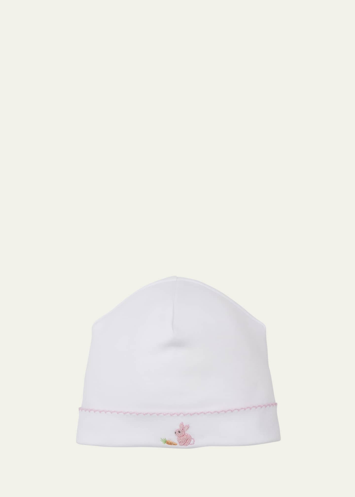 Kissy Kissy Girl's Premier Baby Bunny Patch Embroidered Hat, Size Newborn Image 1 of 2