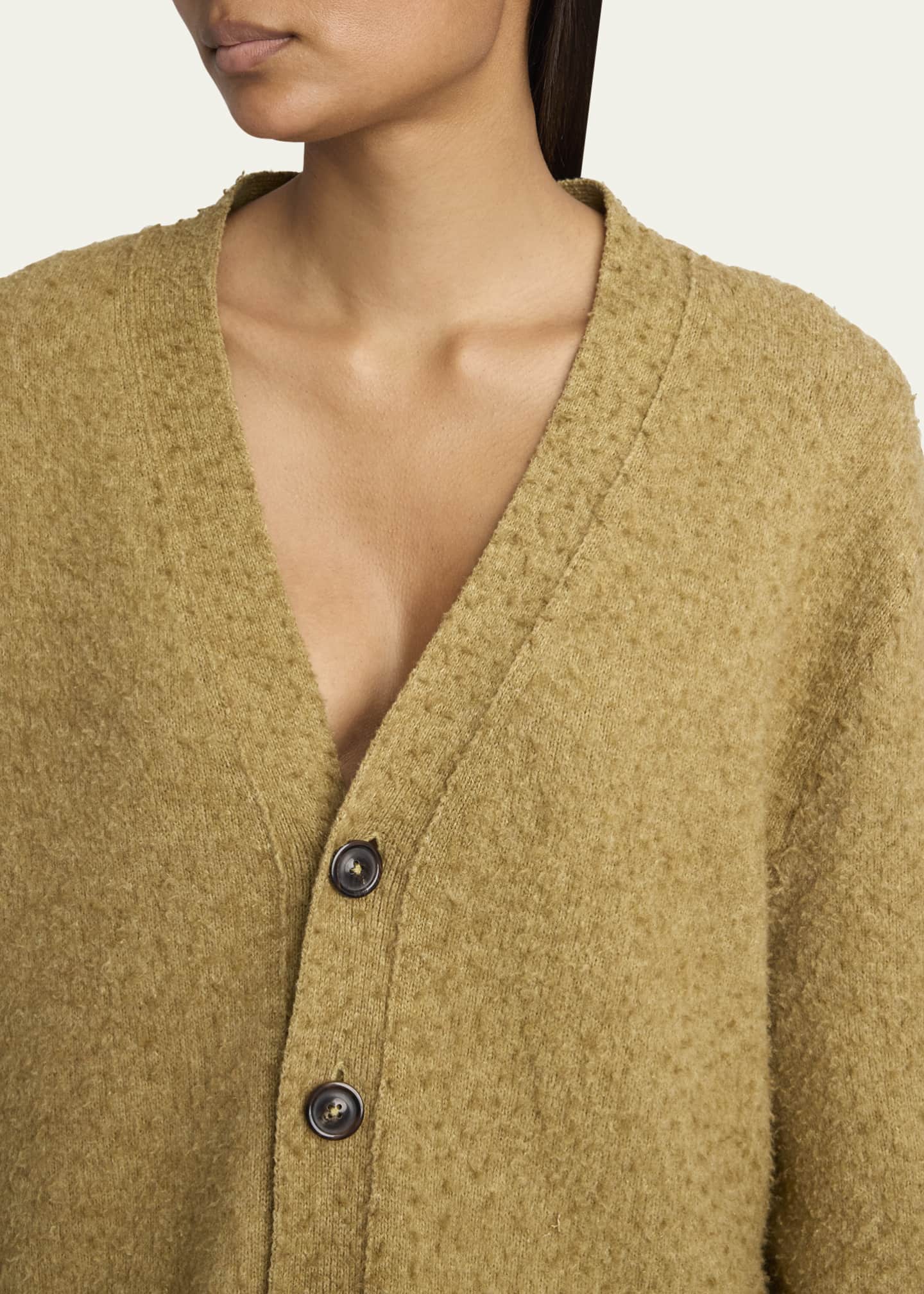 Maison Margiela V-Neck Wool Cardigan Image 5 of 5