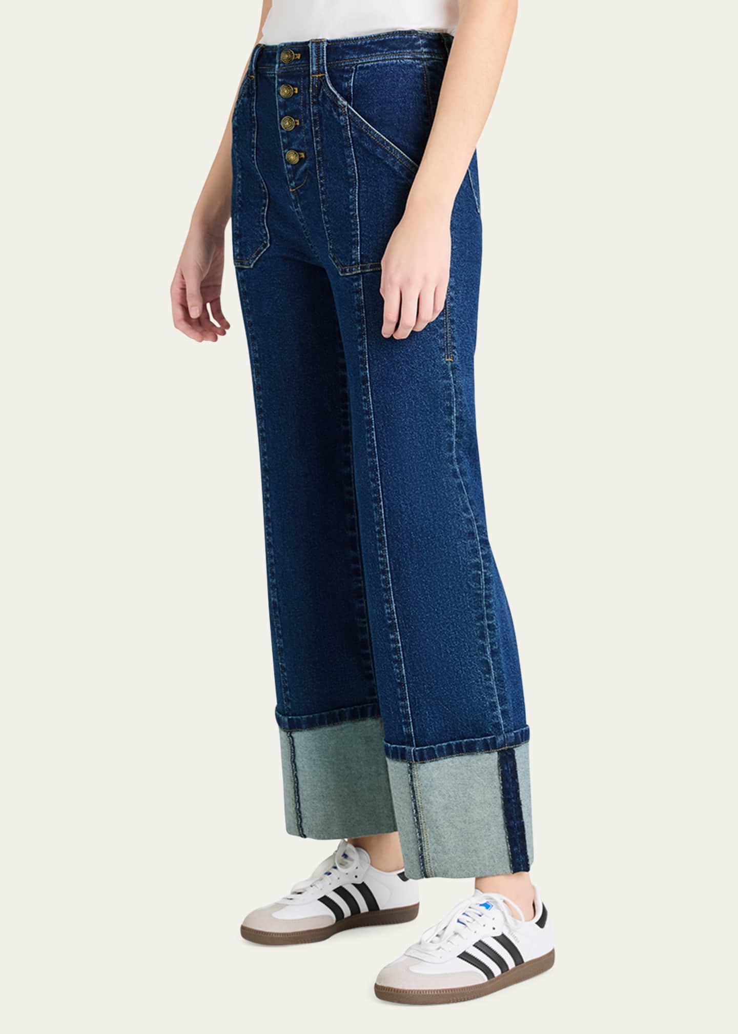 Cinq a Sept Benji Cuffed Jeans Image 4 of 4