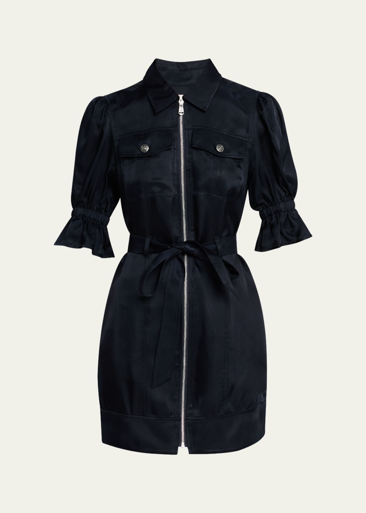 high neck long sleeve mini dress High Neck Long Sleeve Mini Dress – John Paul Ataker