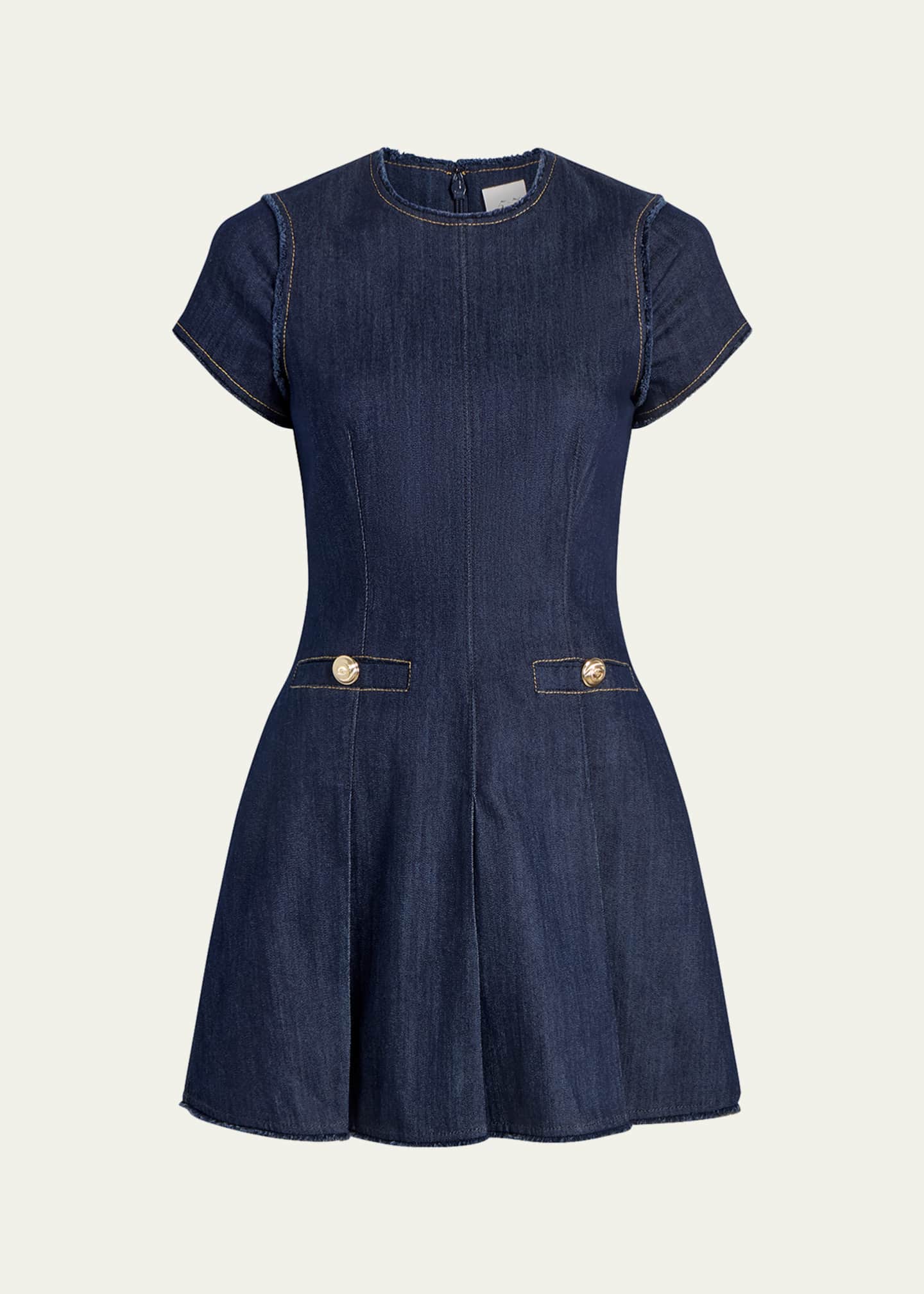 cinq a sept dress denim Denim Nova Dress Indigo