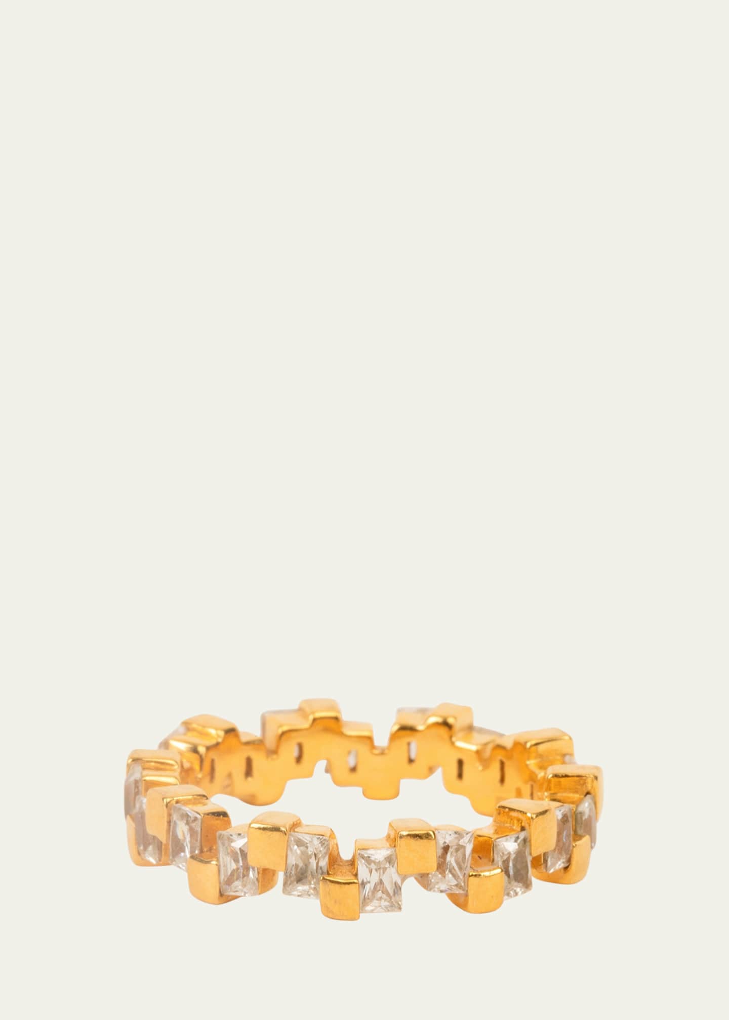 Gwen Beloti Block Stone Eternity Ring