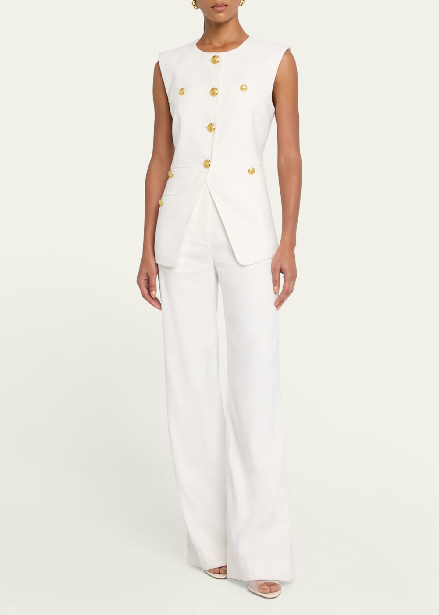 Veronica Beard Tamara Tailored Vest Image 2 of 5