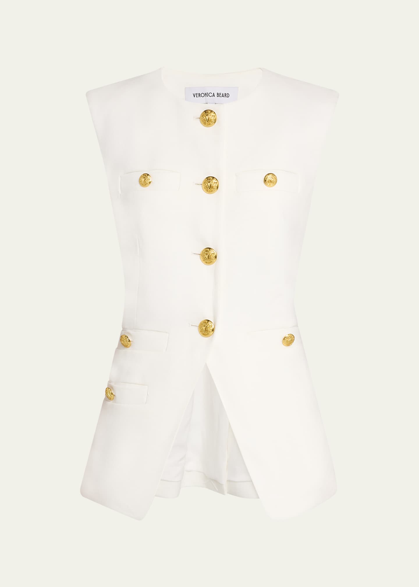 Veronica Beard Tamara Tailored Vest Image 1 of 5