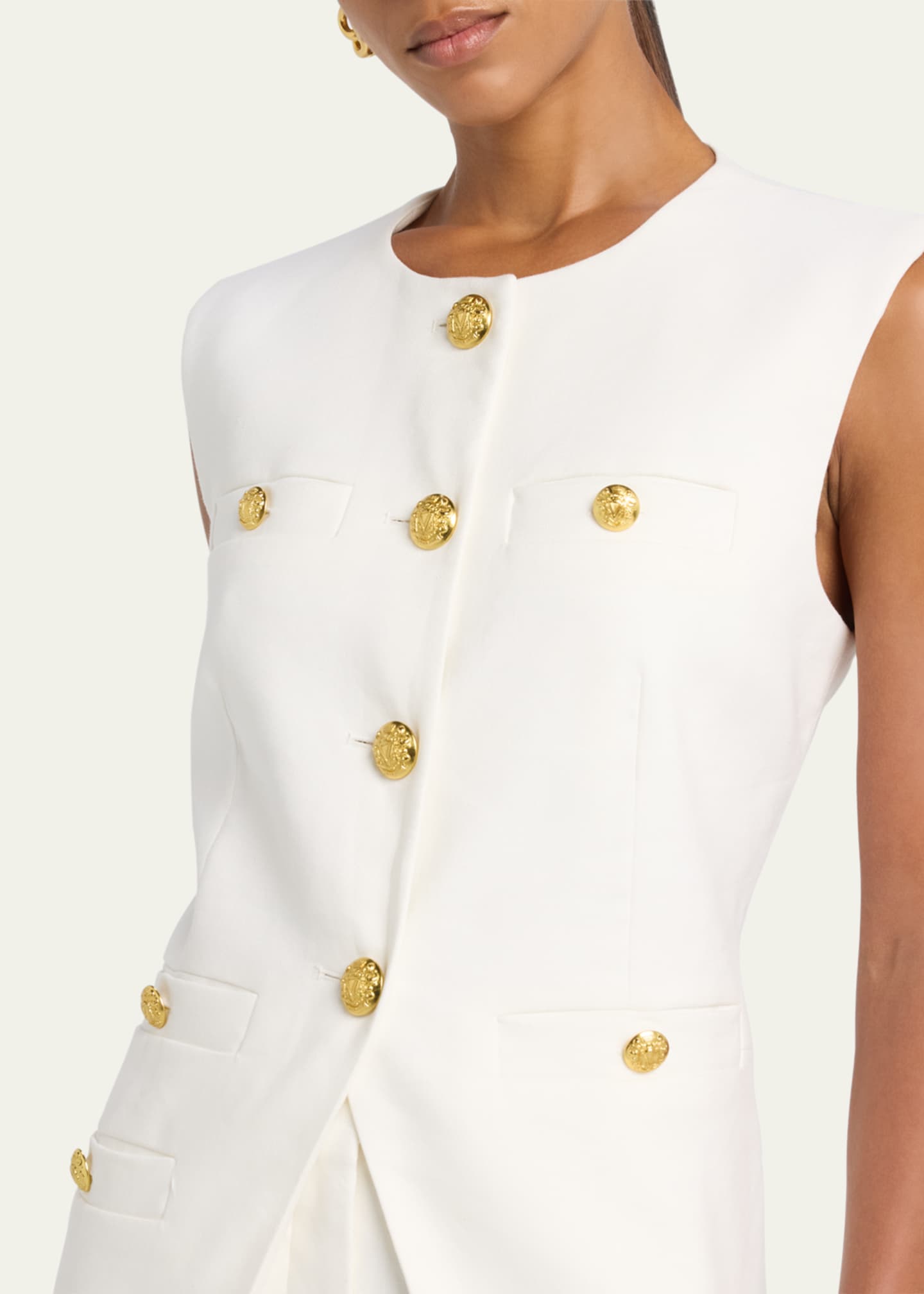 Veronica Beard Tamara Tailored Vest Image 5 of 5