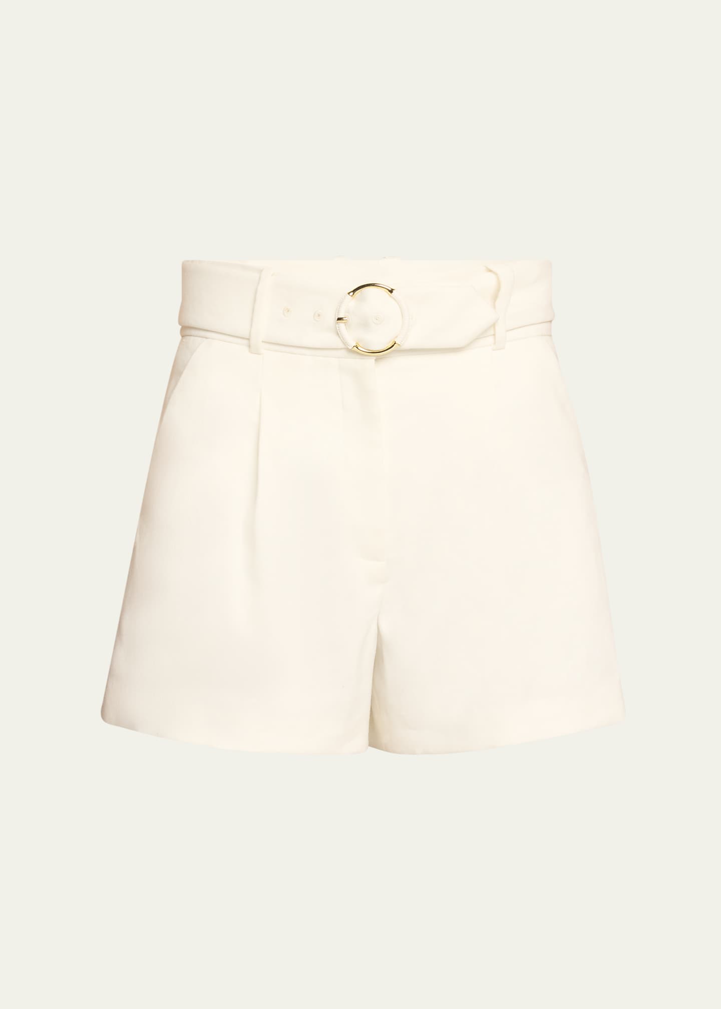 Veronica Beard Piper Belted Shorts Image 1 of 5