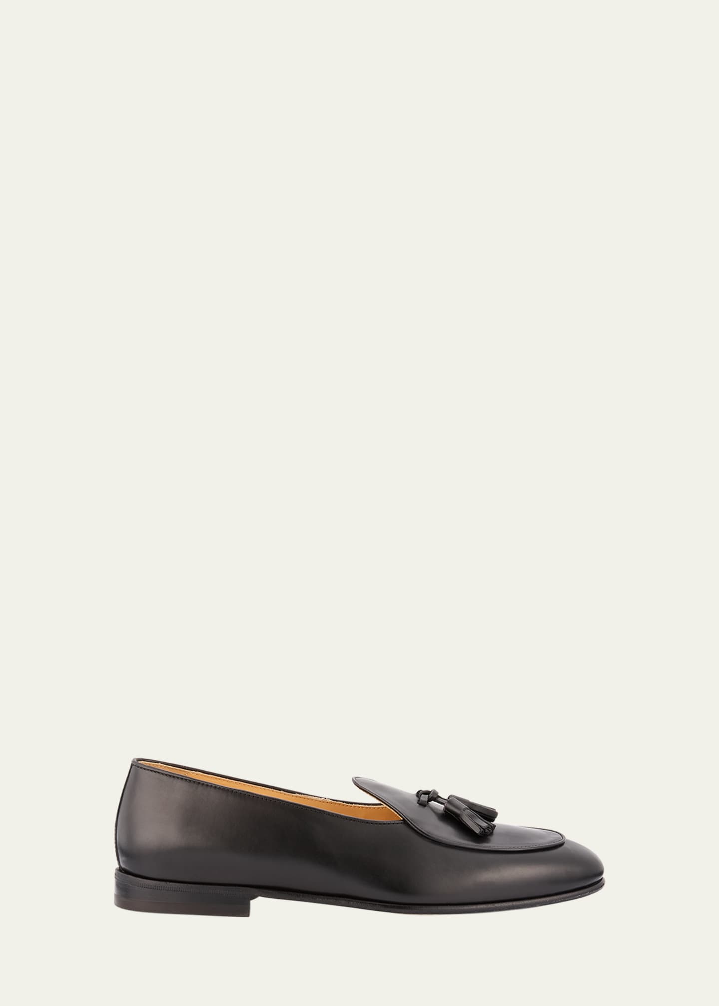 Brunello Cucinelli Men's Leather Tassel Loafers Image 1 of 6