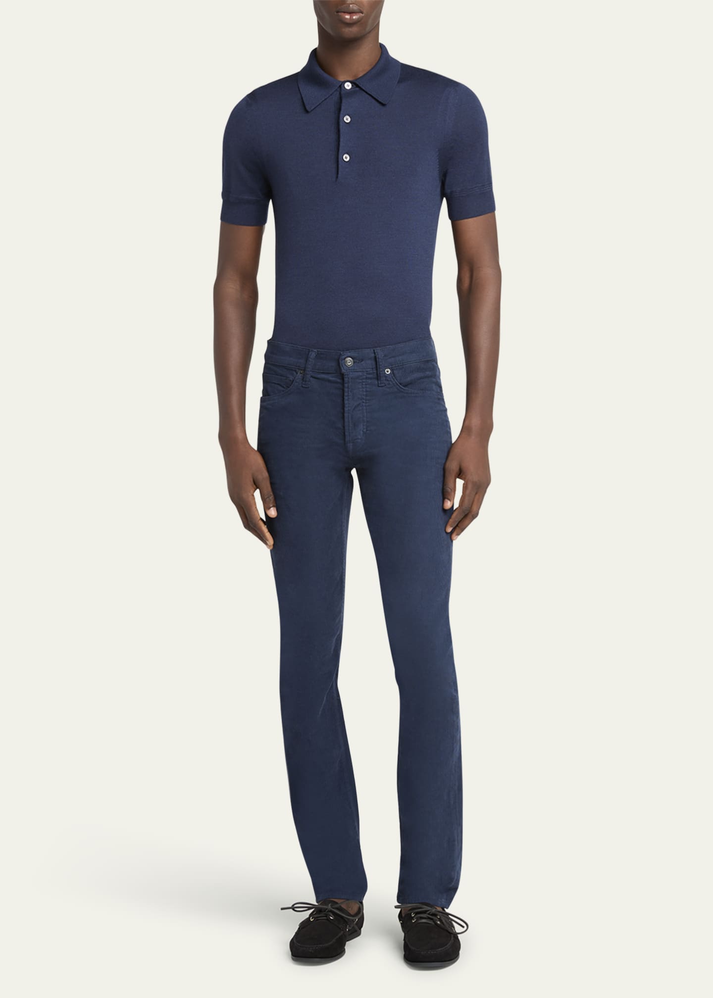 Tom Ford Men's Slim Belt Beige