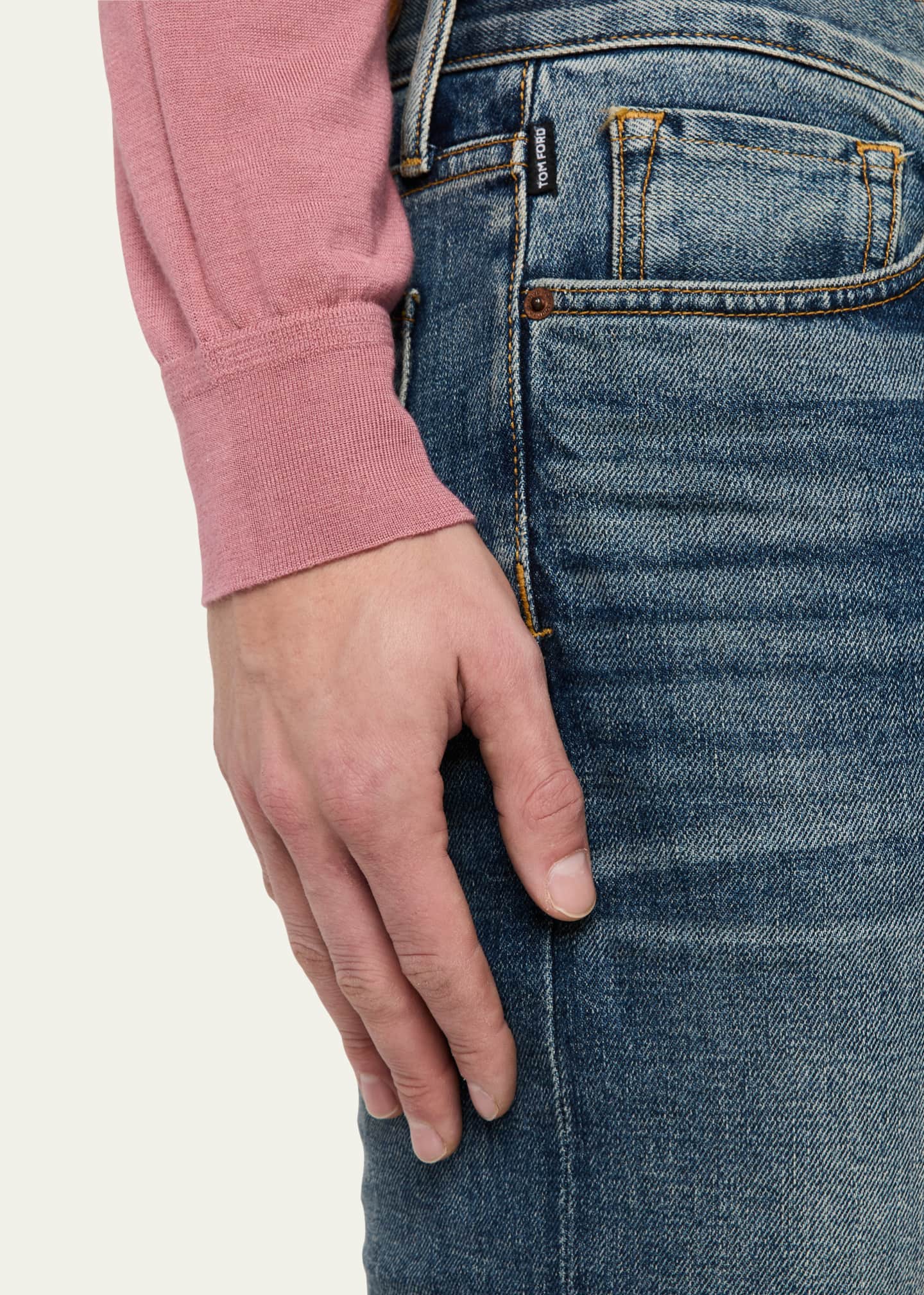 TOM FORD Men's Slim-Fit Stretch Jeans Image 5 of 5