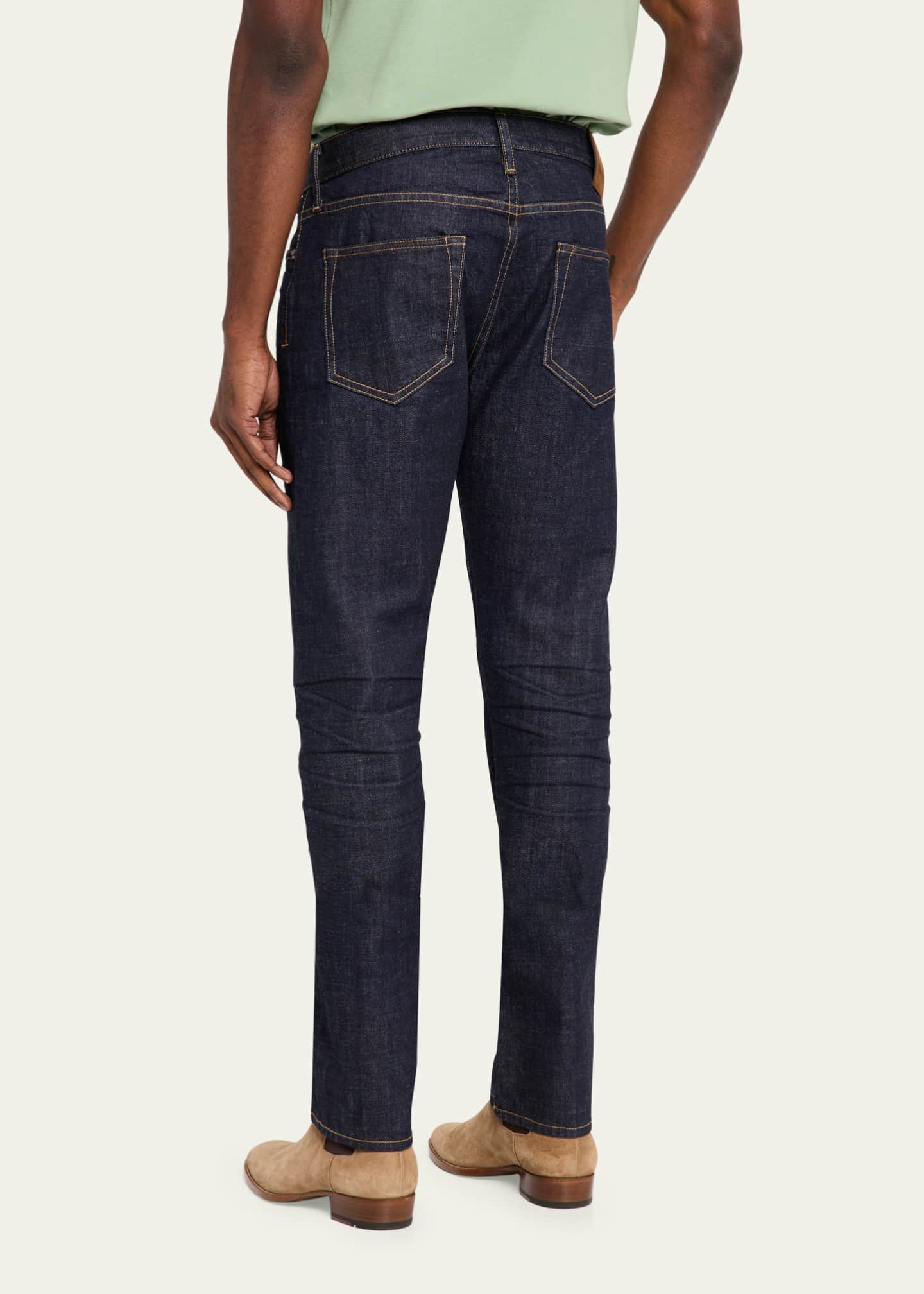 TOM FORD Men's Straight-Fit Stretch Jeans Image 3 of 5