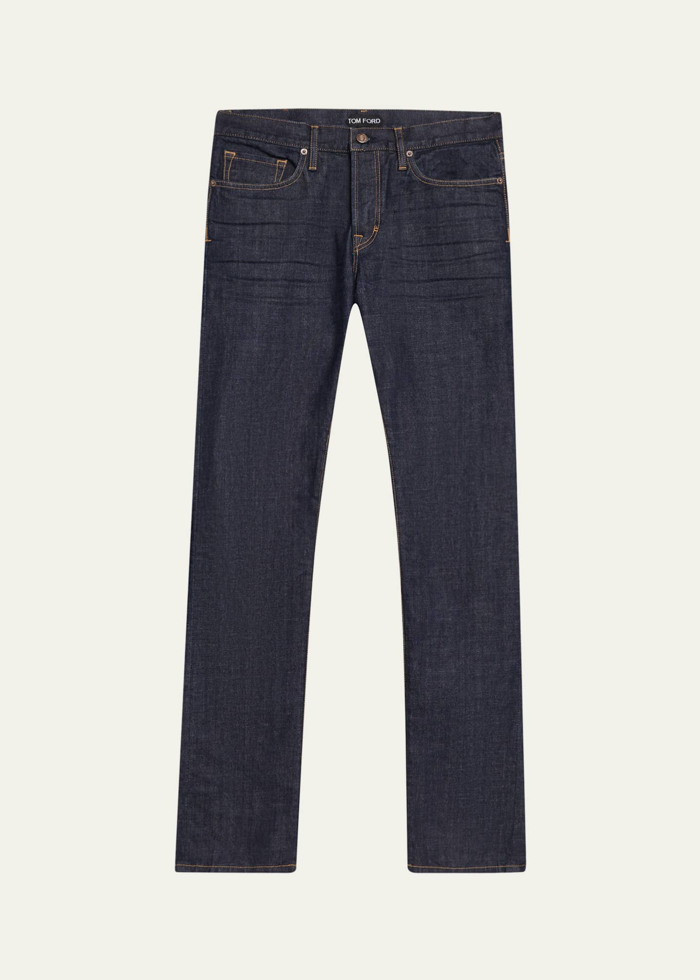 TOM FORD Men's Straight-Fit Stretch Jeans Image 1 of 5