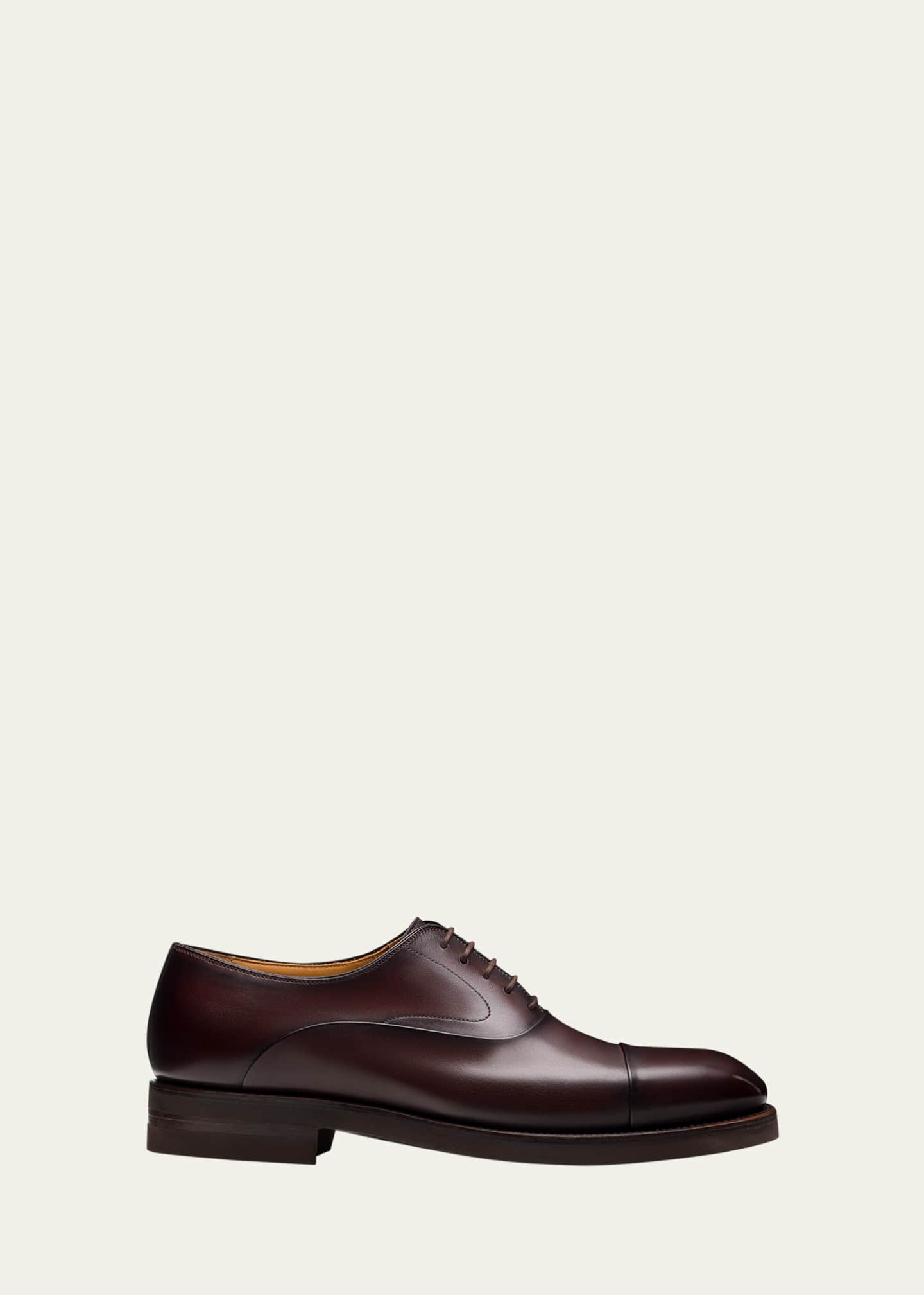 Magnanni Men's Omega Cap-Toe Leather Oxfords
