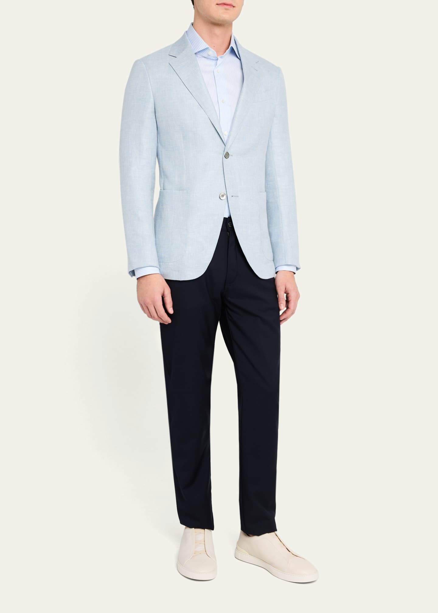 ZEGNA Men's Cashmere-Blend Sport Coat Image 2 of 8