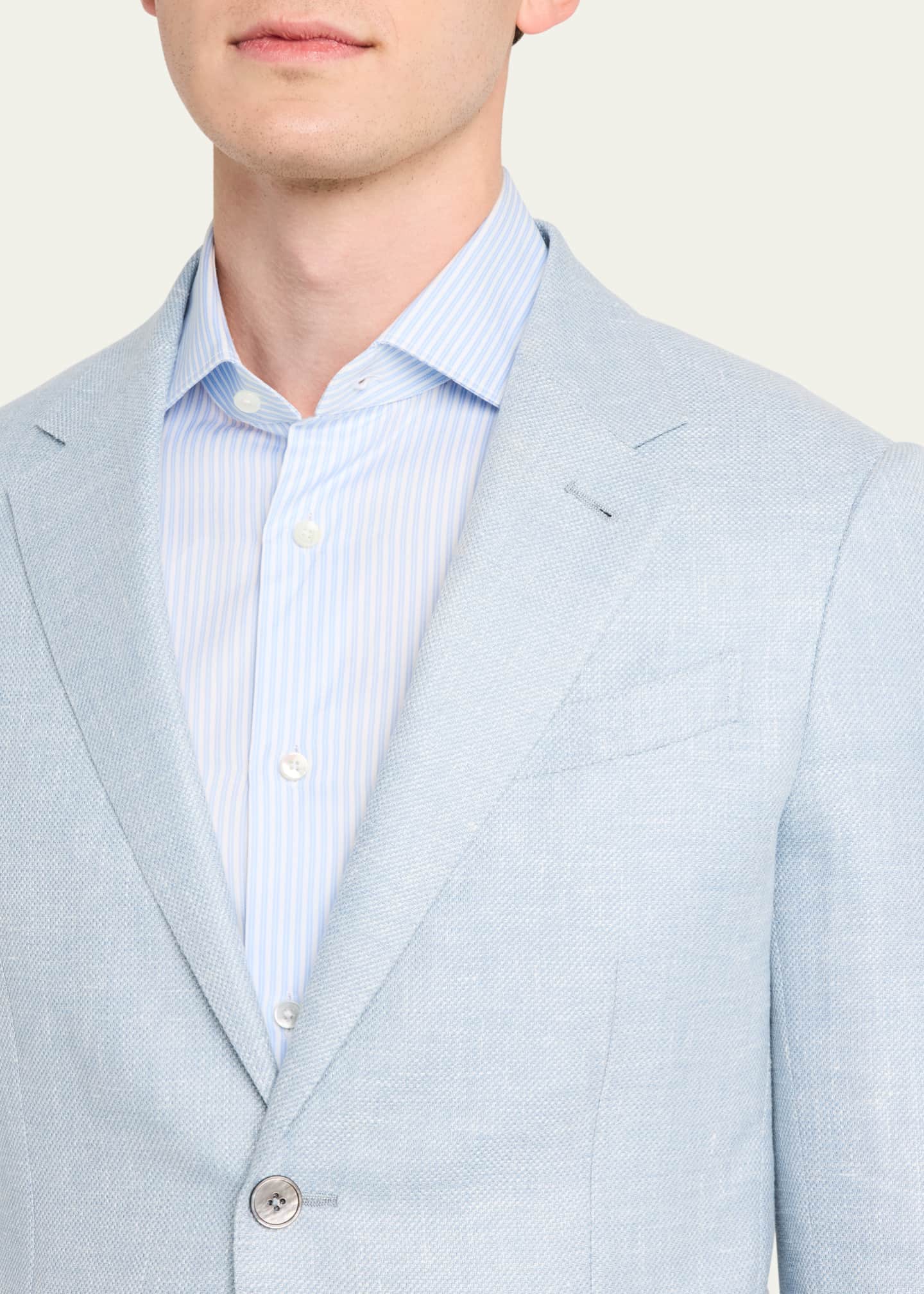ZEGNA Men's Cashmere-Blend Sport Coat Image 5 of 8