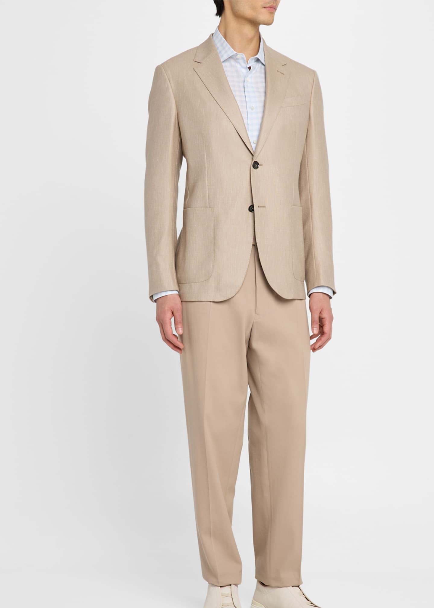 ZEGNA Men's Cashmere-Blend Sport Coat Image 4 of 8