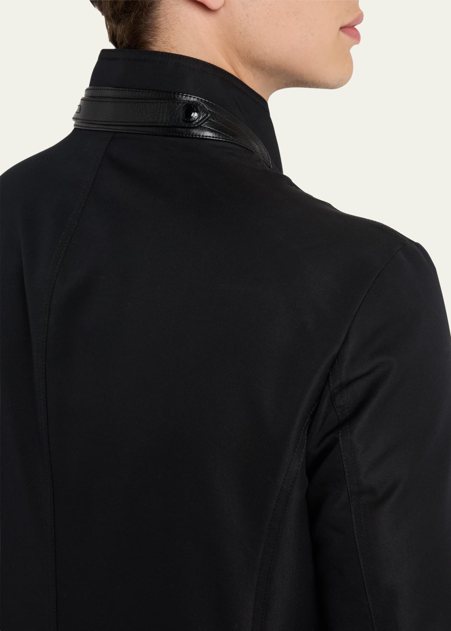 TOM FORD Men's Compact Nylon Military Jacket Image 5 of 5