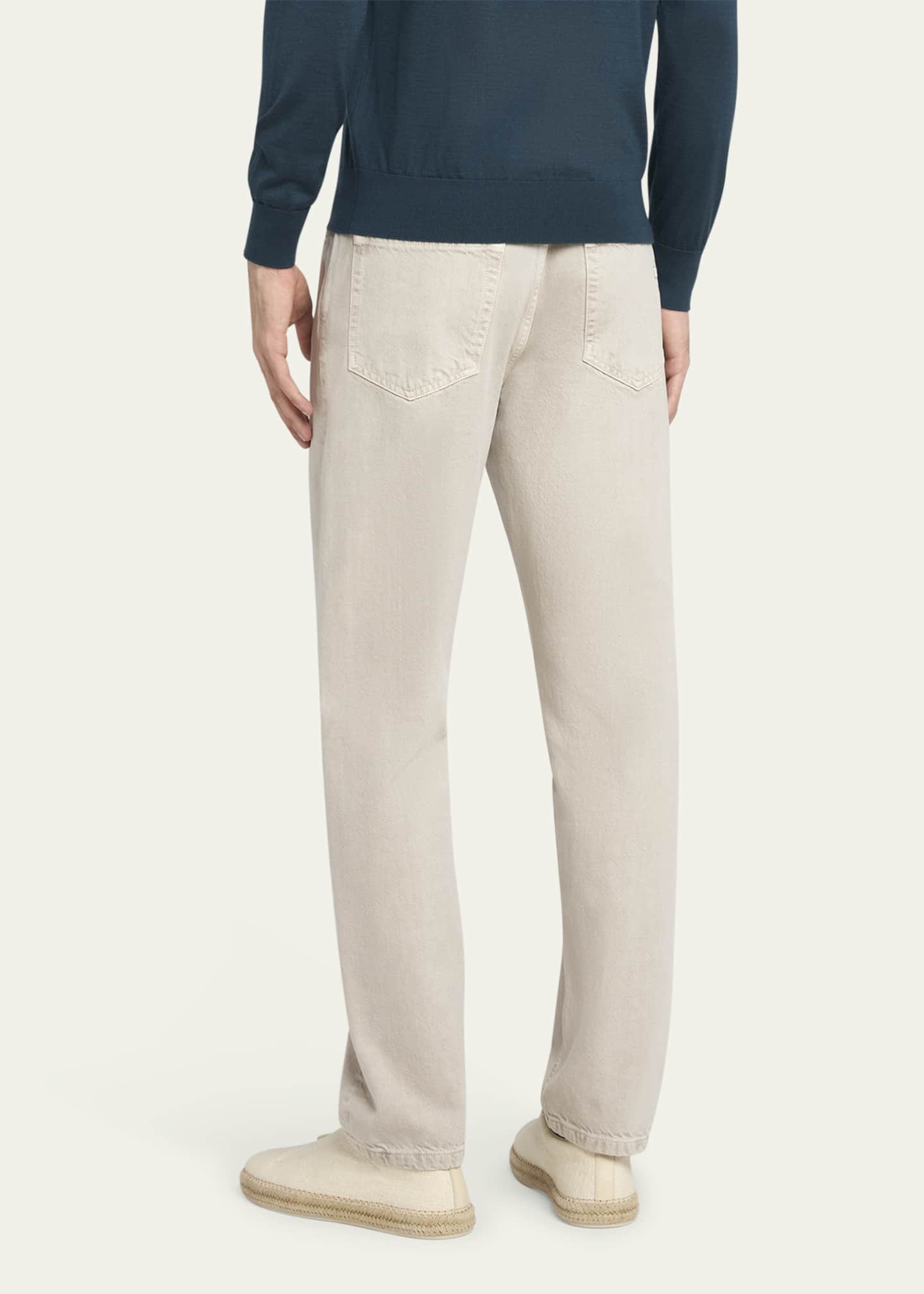 ZEGNA Men's Comfort Five-Pocket Jeans Image 3 of 5