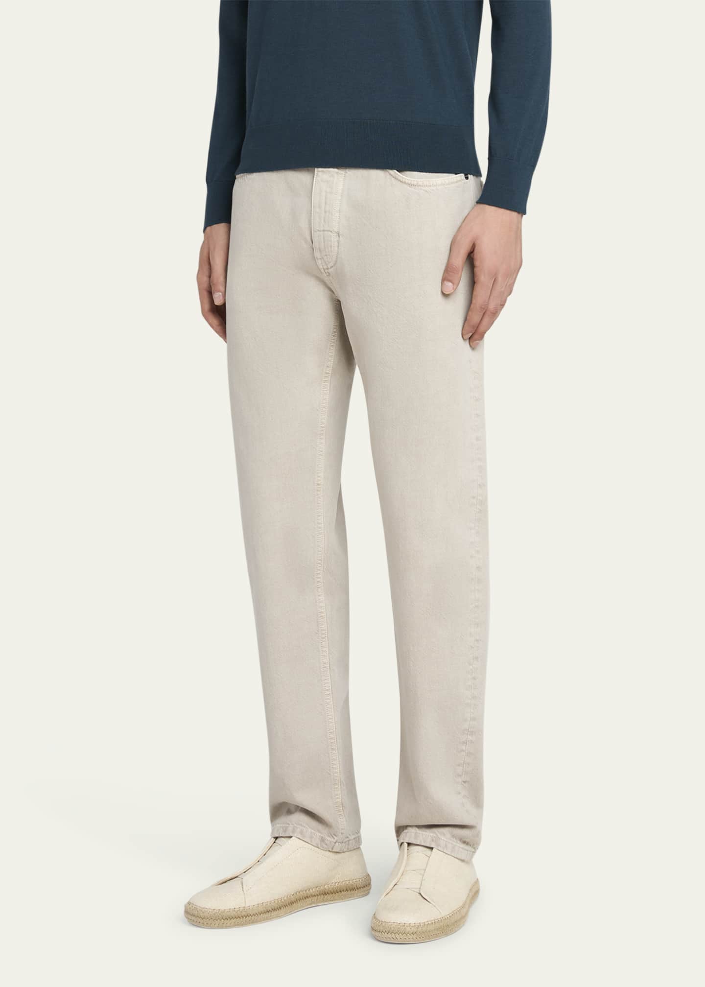 ZEGNA Men's Comfort Five-Pocket Jeans Image 4 of 5