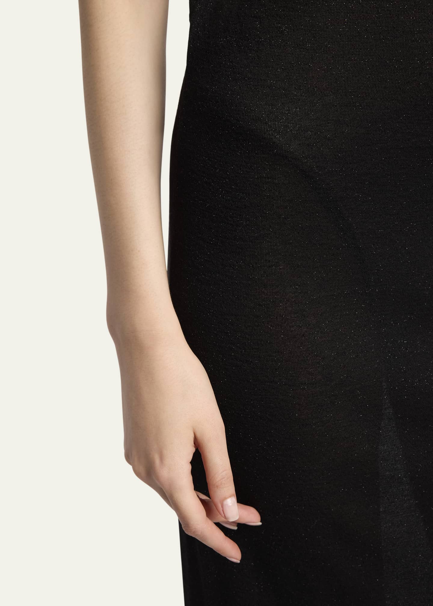 Saint Laurent Maxi Scoop-Neck Tank Dress Image 5 of 5
