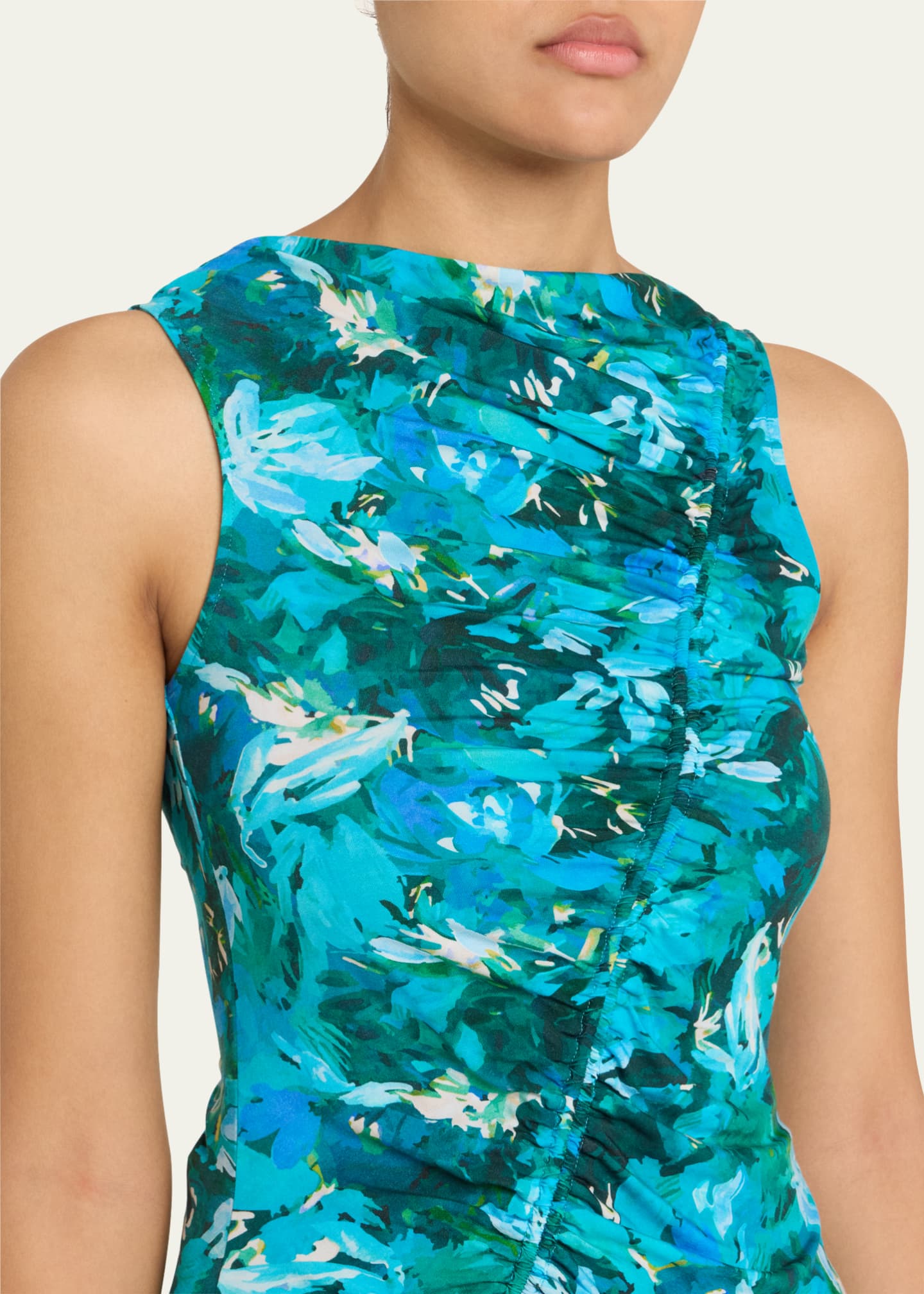 Ulla Johnson Medea Asymmetric Shirred Top Image 5 of 5