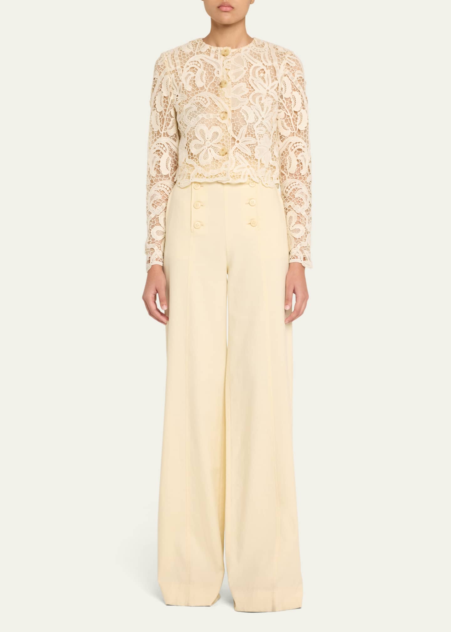 Ulla Johnson Yalena Straight-Leg Pants Image 2 of 5