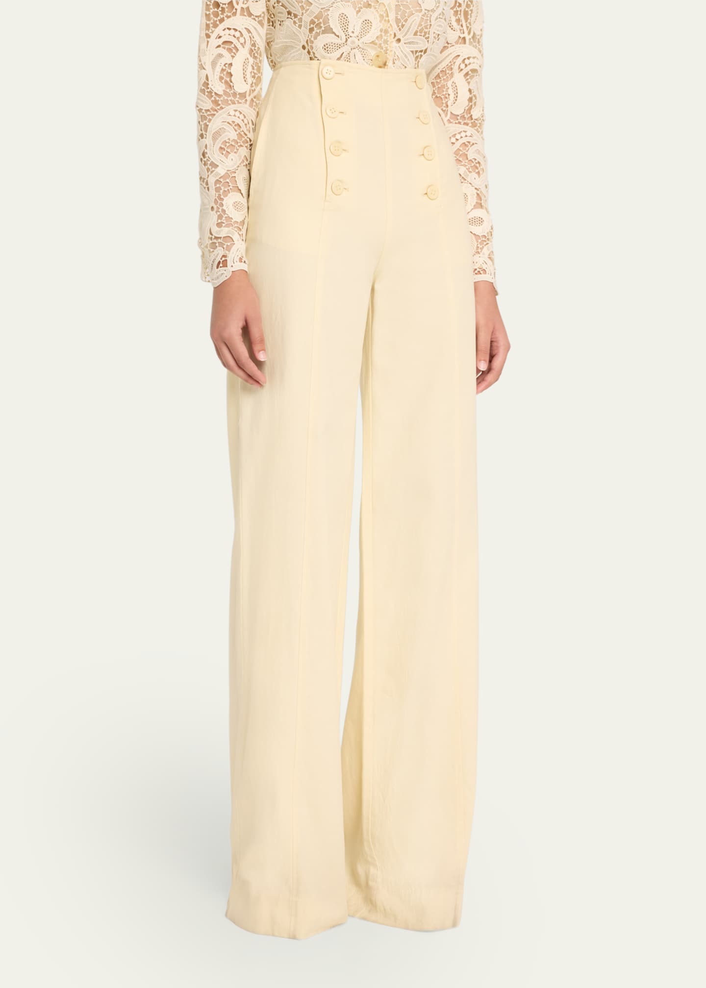 Ulla Johnson Yalena Straight-Leg Pants Image 4 of 5