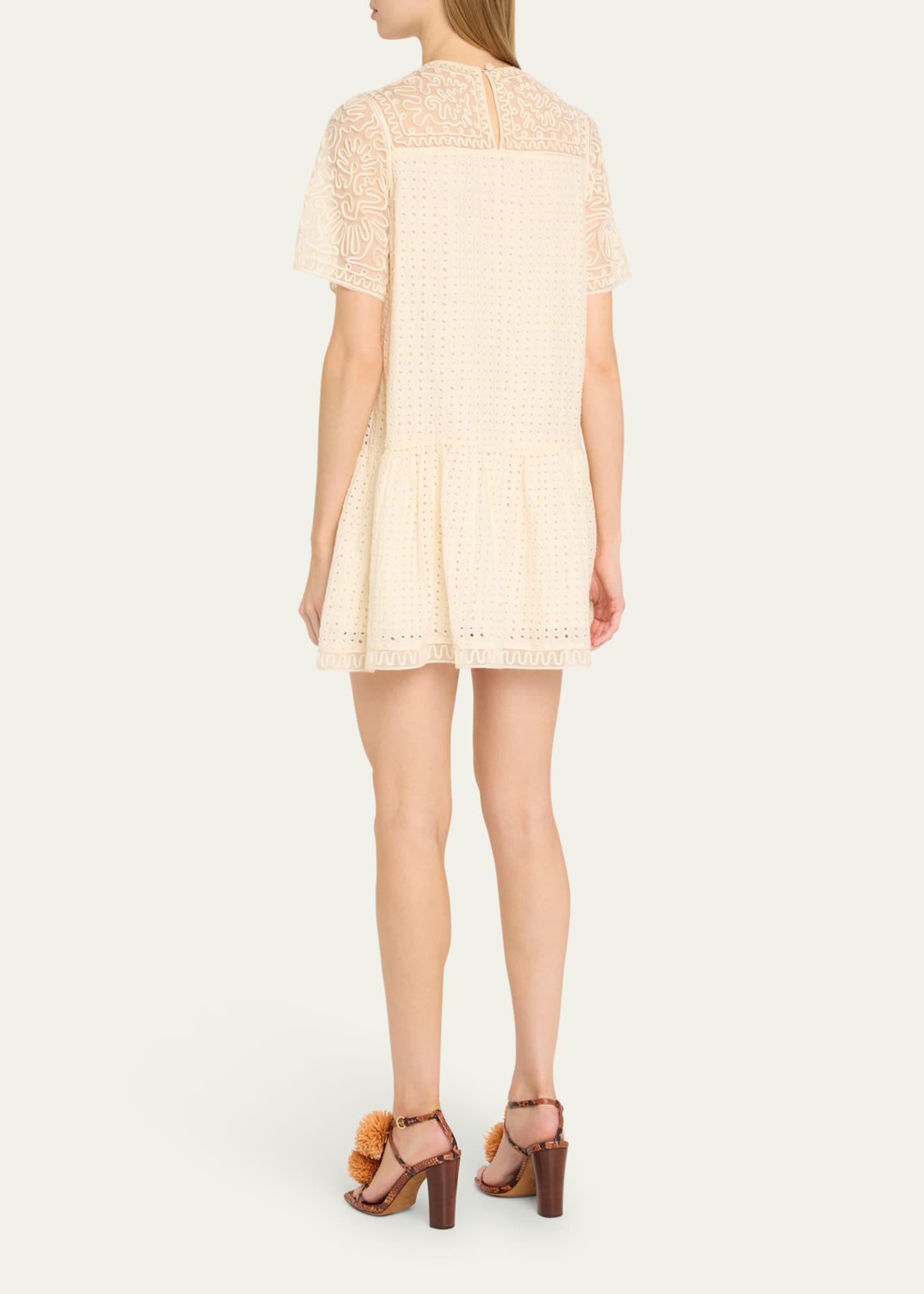 Ulla Johnson Gabi Embroidered Mini Dress Image 3 of 5