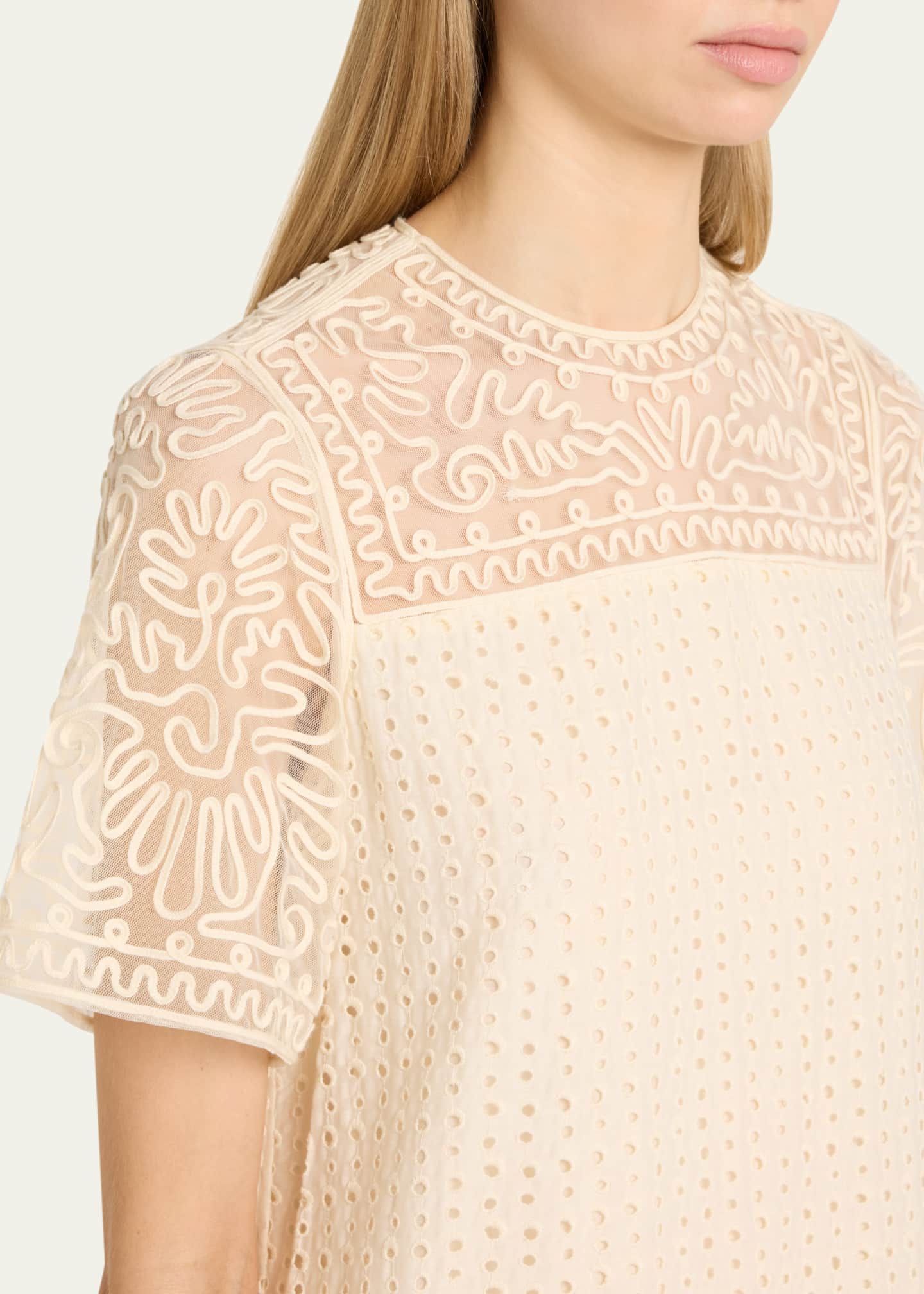Ulla Johnson Gabi Embroidered Mini Dress Image 5 of 5