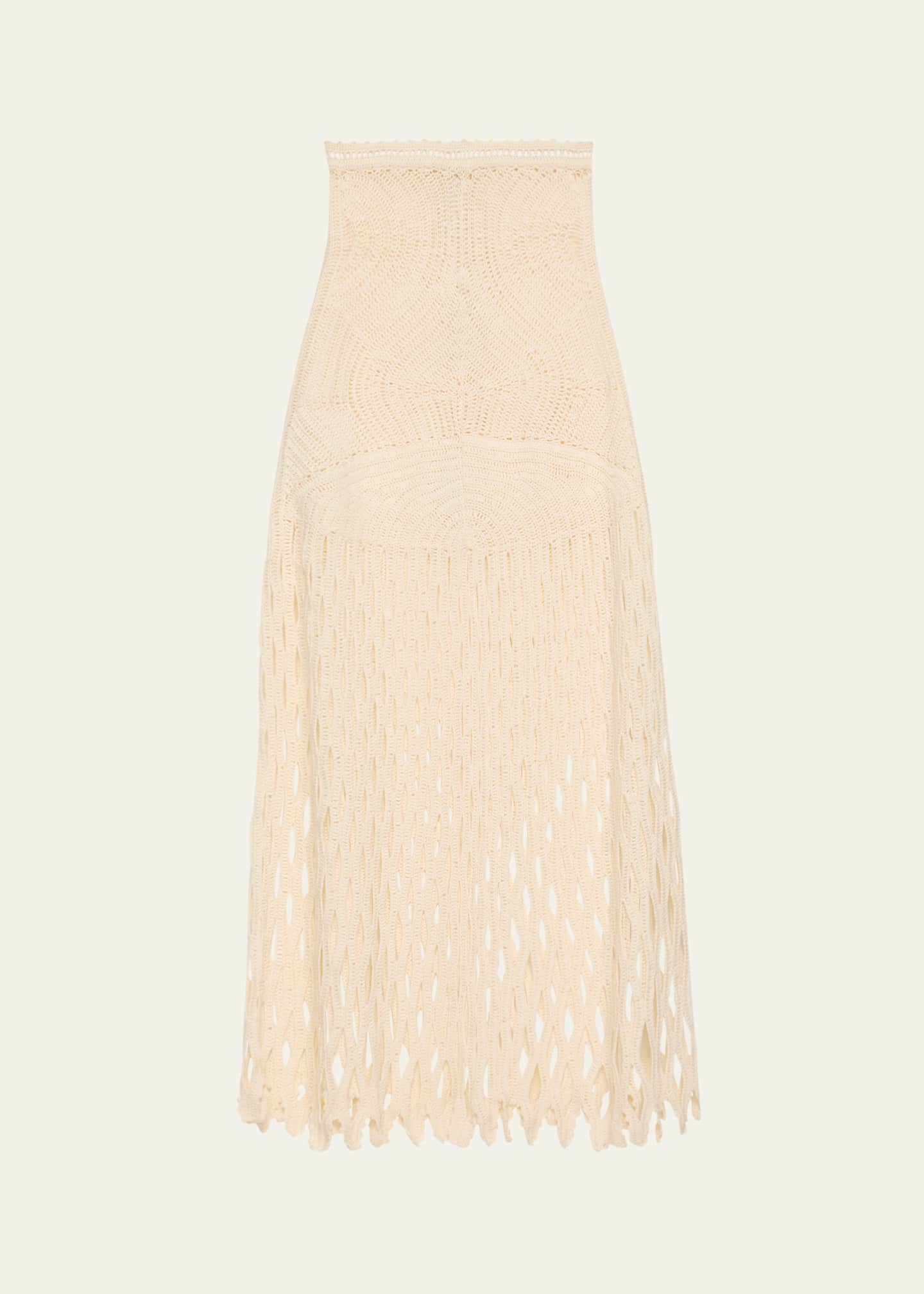 Ulla Johnson Kalista Crochet-Knit Skirt Image 1 of 5