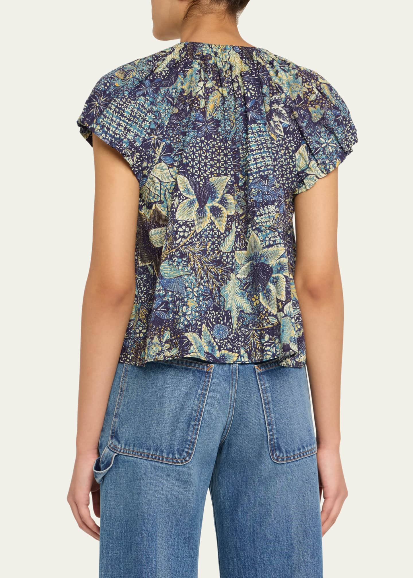 Ulla Johnson Issa Tie-Neck Top Image 3 of 5