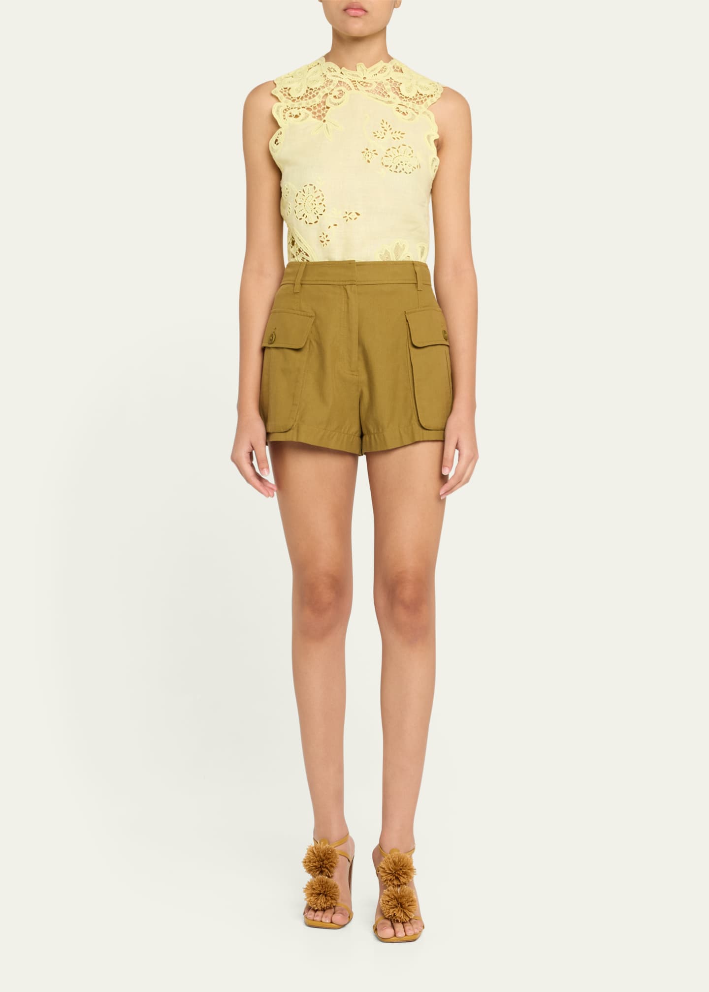 Ulla Johnson Sadie Cargo Shorts Image 2 of 5