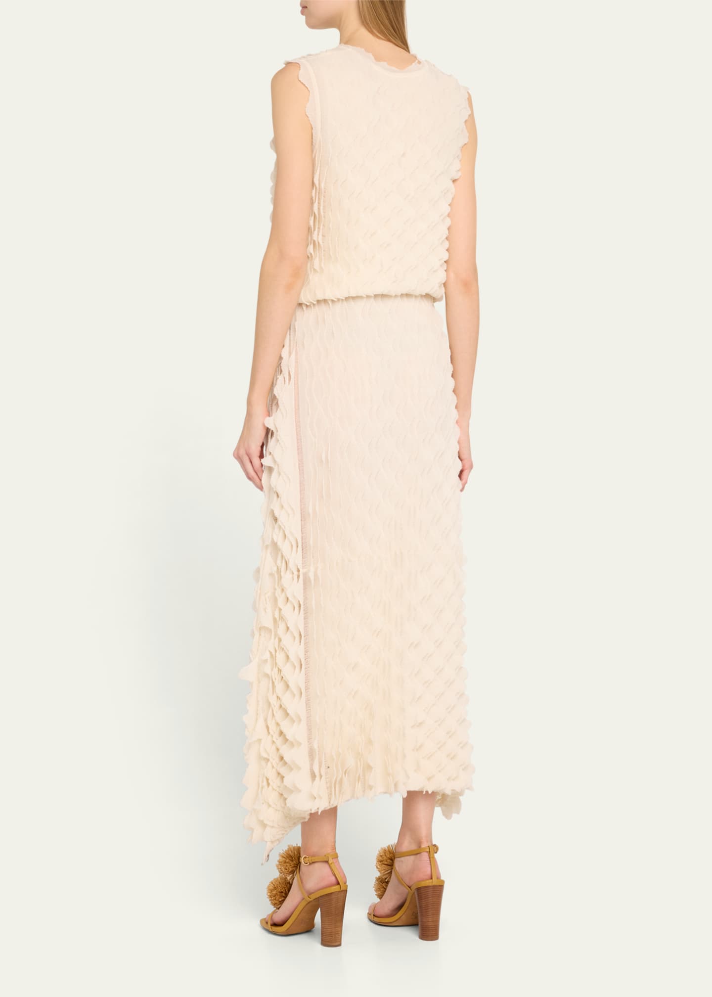 Ulla Johnson Kaelyn Textured Midi Dress Image 3 of 5