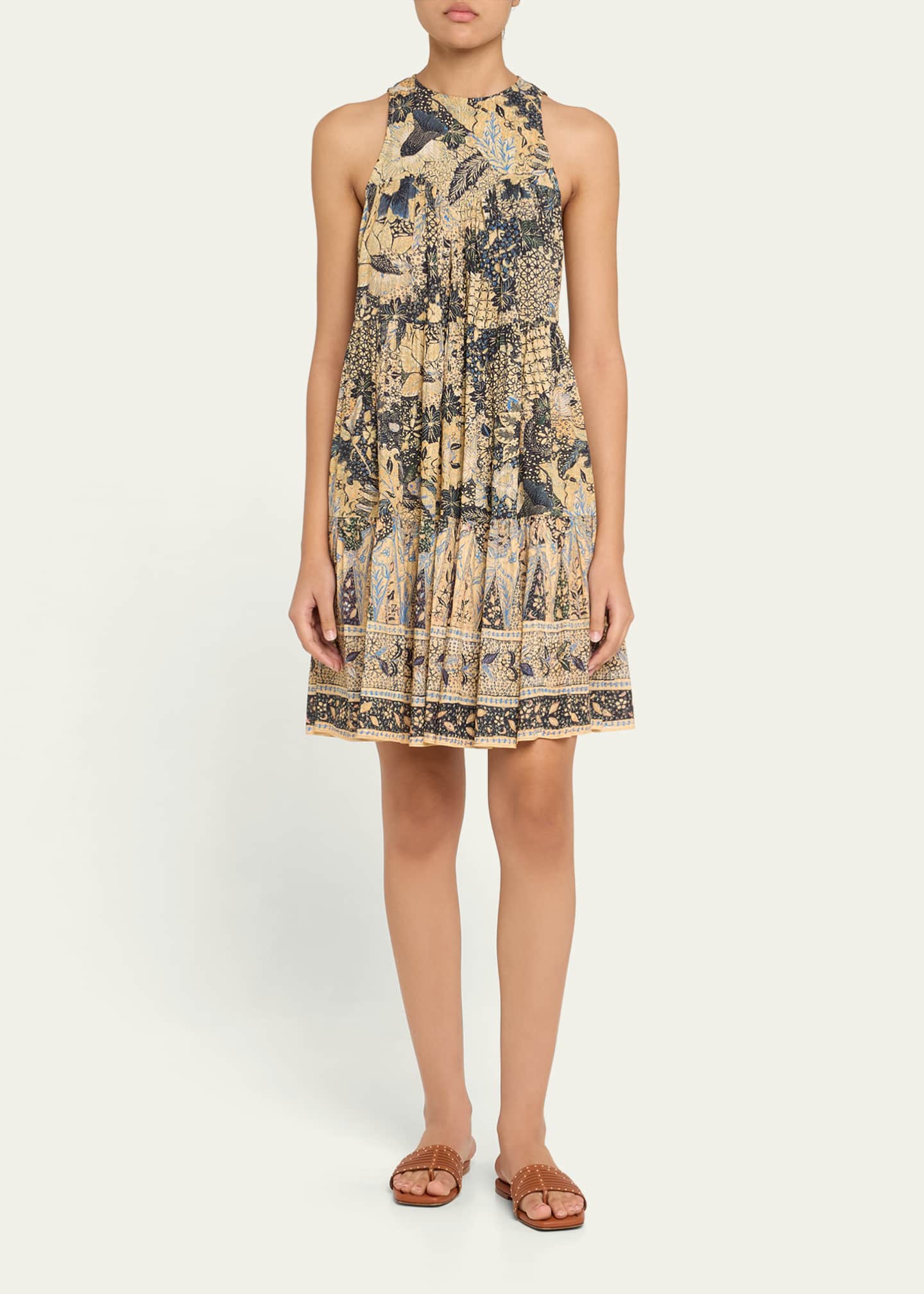 Ulla Johnson Mari Printed Swing Dress Image 2 of 5