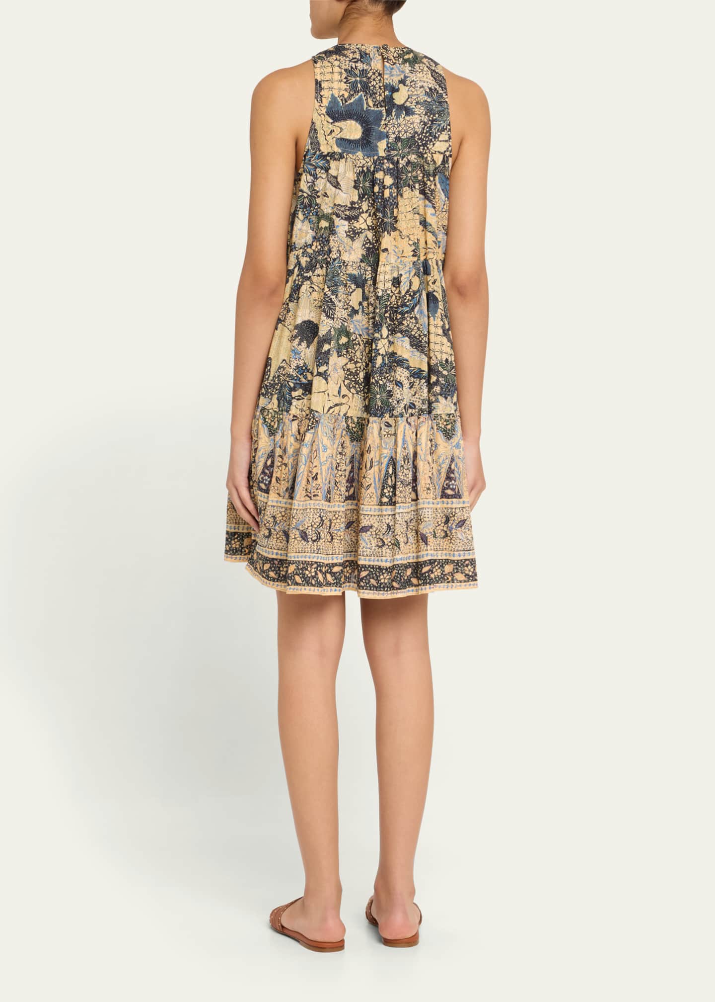 Ulla Johnson Mari Printed Swing Dress Image 3 of 5