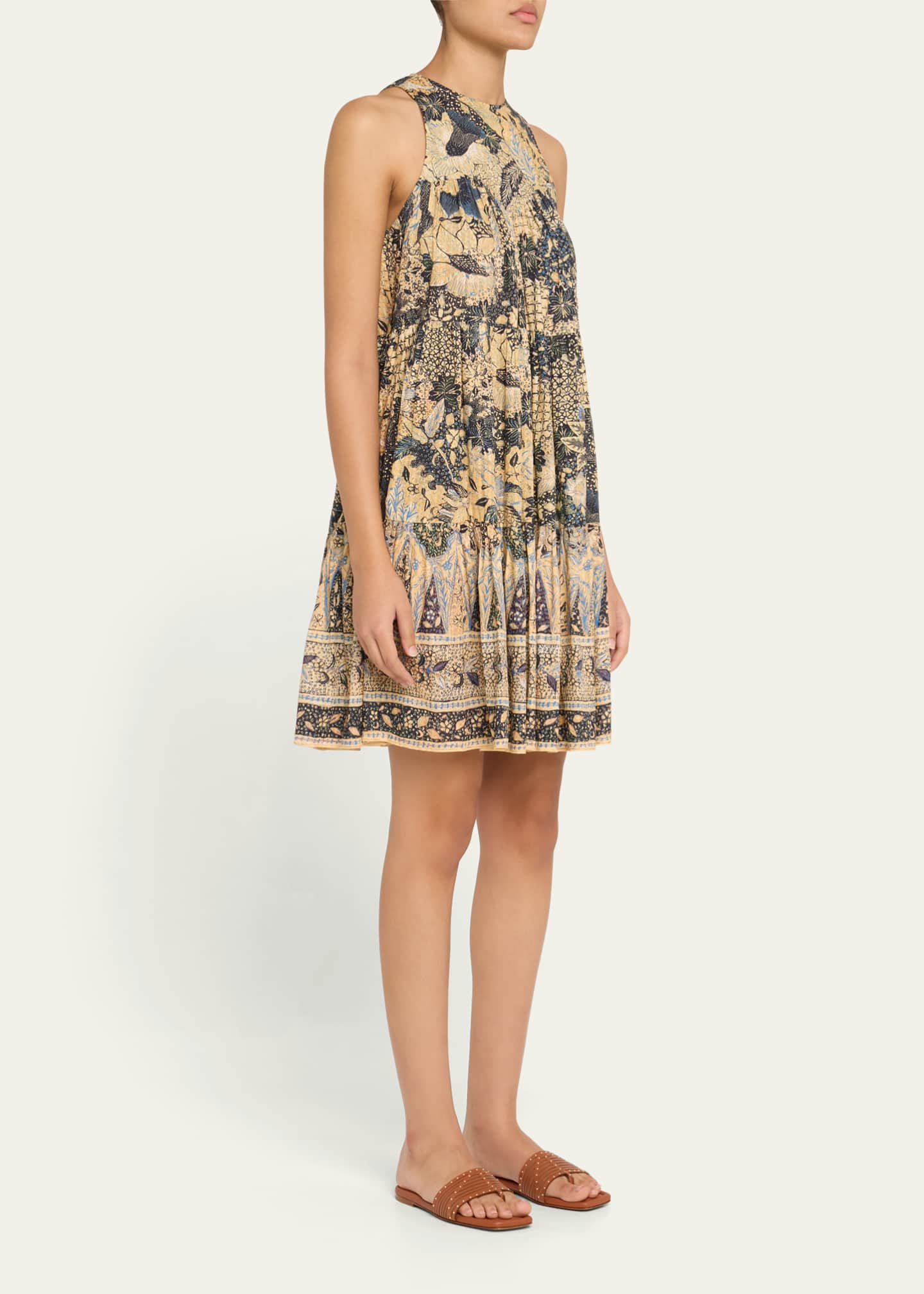 Ulla Johnson Mari Printed Swing Dress Image 4 of 5