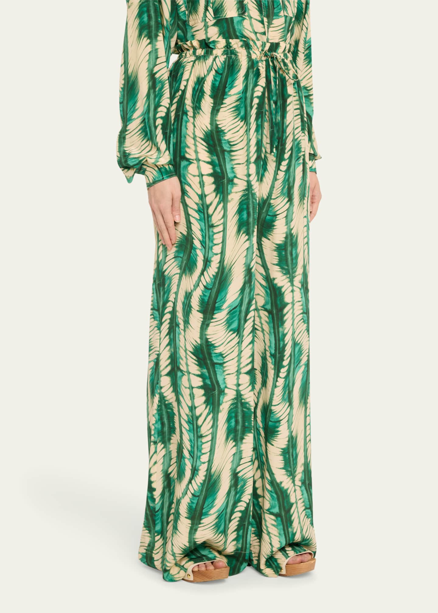 Ulla Johnson Sawyer Fluid Silk Twill Pants Image 4 of 5