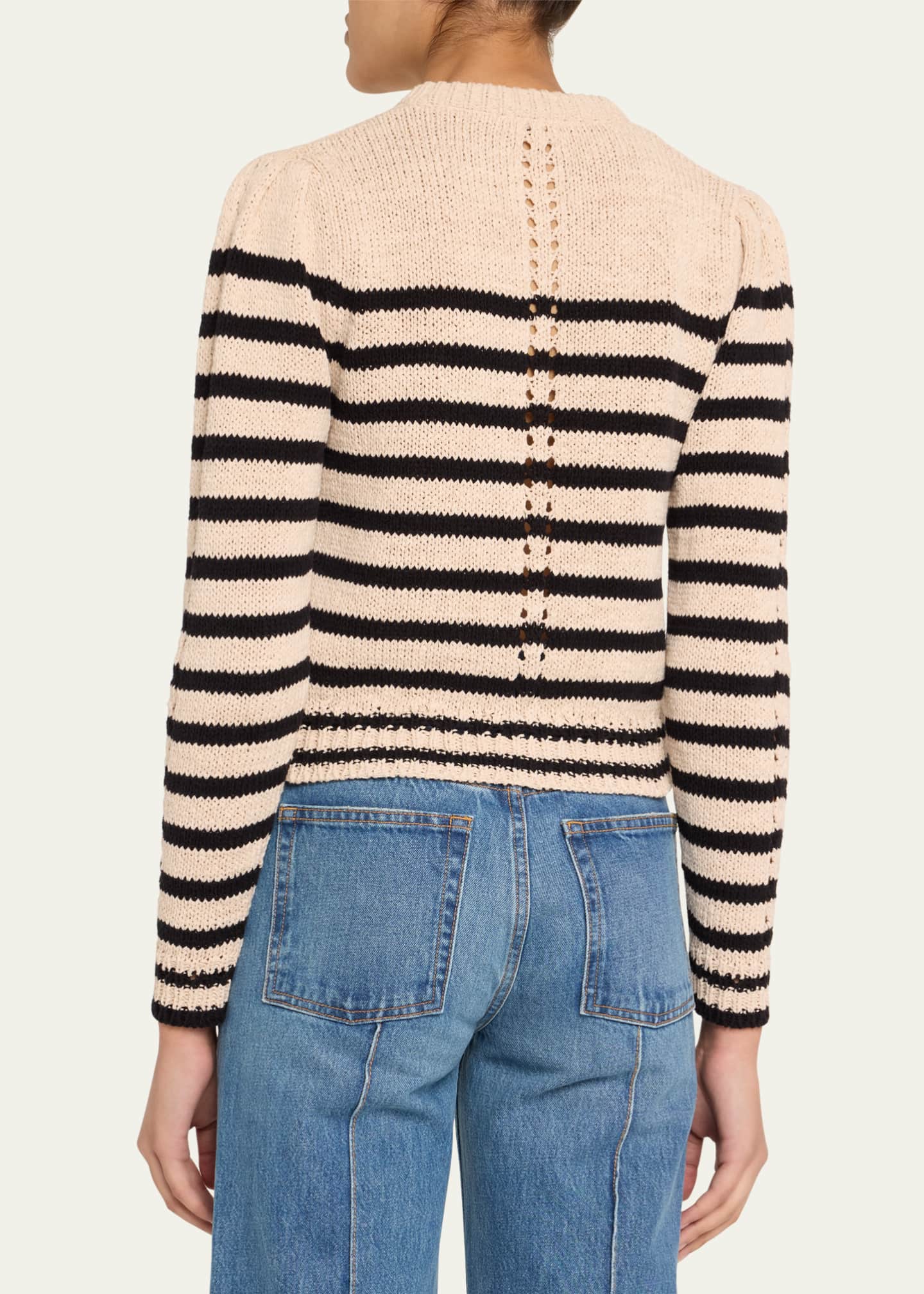 Ulla Johnson Joelle Stripe Cardigan Image 3 of 5